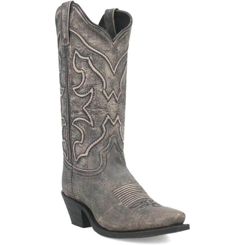 Laredo Womens Reva Black Leather Cowboy Boots sold by Laredo