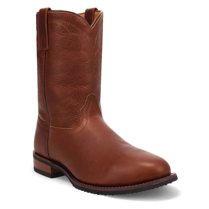 Laredo Mens Vaughn Tan Leather Work Cowboy Boots sold by Laredo