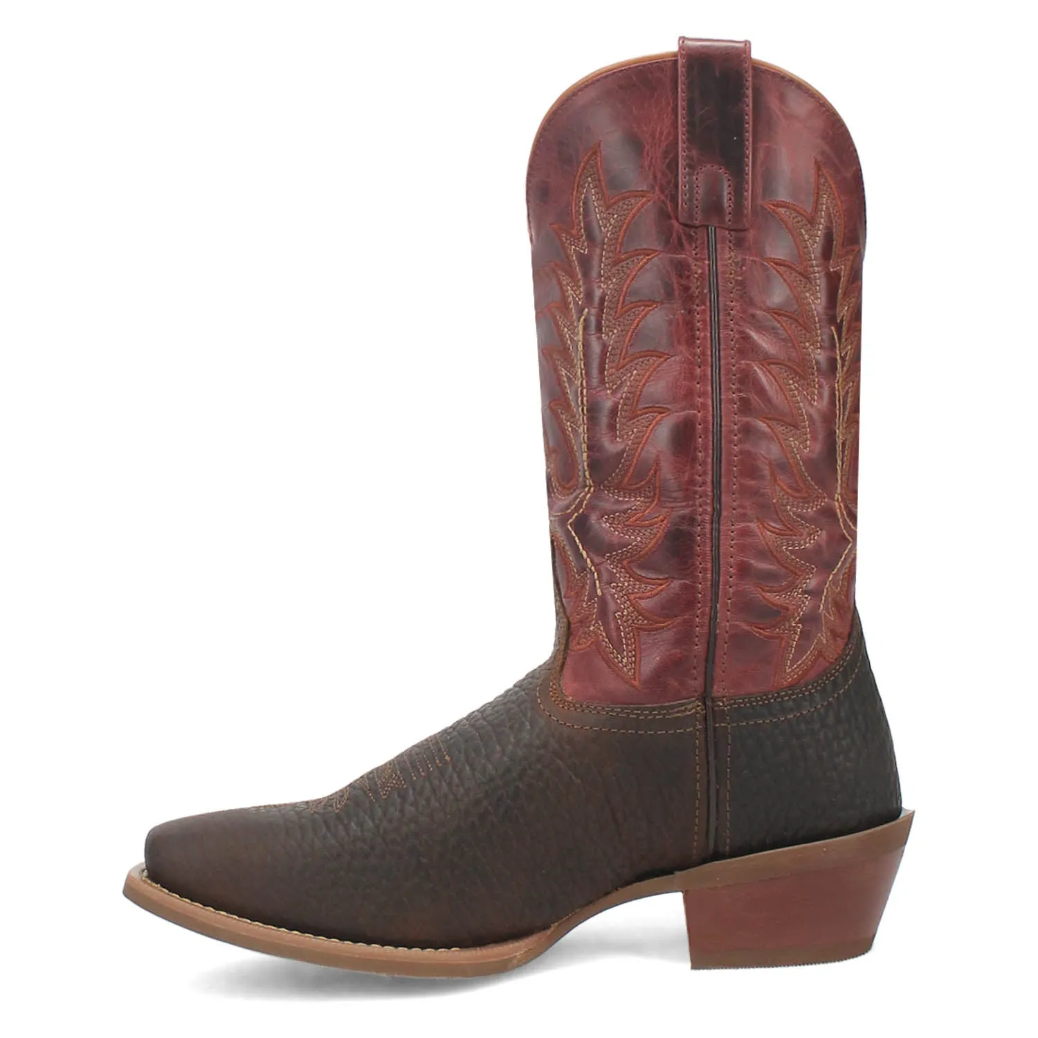 Laredo Mens Kent Brown/Red Leather Work Cowboy Boots sold by Laredo product image thumbnail 3