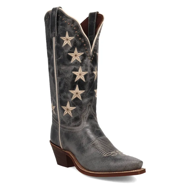 Laredo Womens Serenade Blue Leather Cowboy Boots sold by Laredo