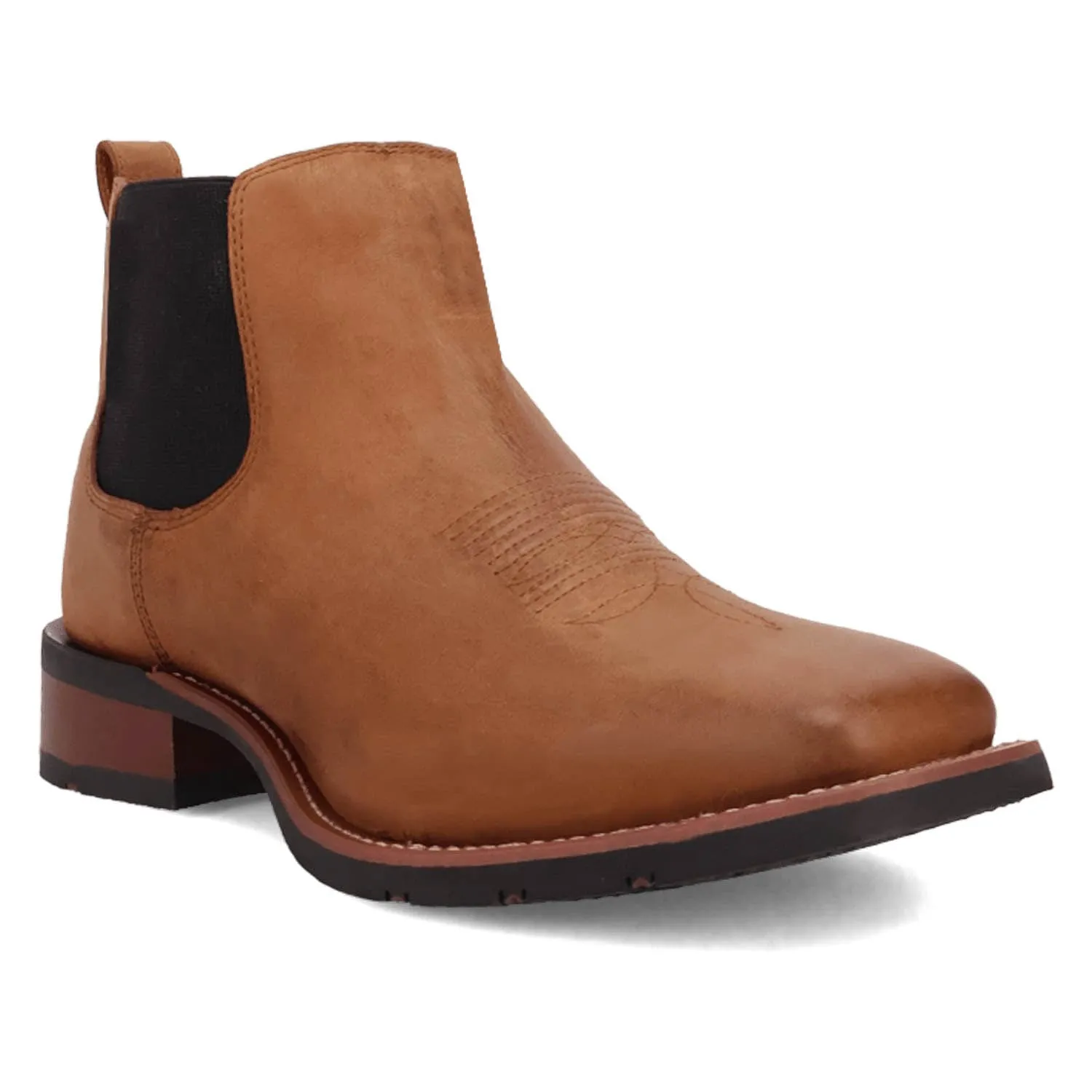 Laredo Mens Devin Tan Leather Chelsea Boots sold by Laredo