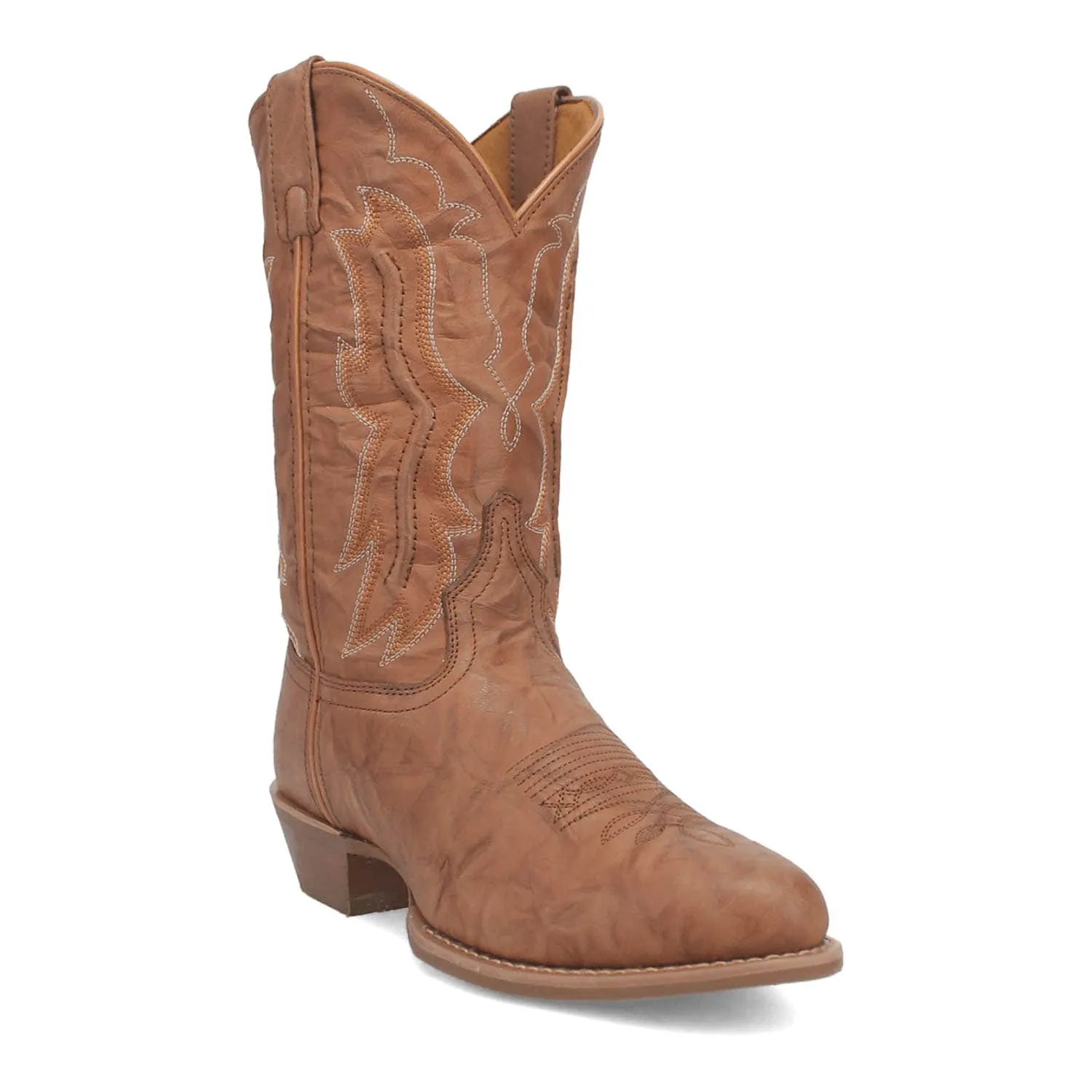Laredo Mens Cutglass Sand Leather 12in Cowboy Boots sold by Laredo