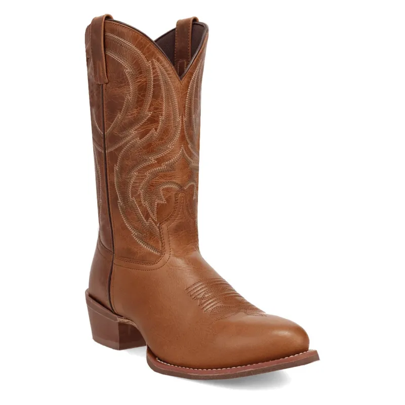 Laredo Mens Novak Tan Leather Cowboy Boots sold by Laredo