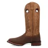 Laredo Mens Cullen Dark Brown/Tan Leather Cowboy Boots sold by Laredo