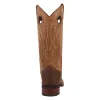 Laredo Mens Cullen Dark Brown/Tan Leather Cowboy Boots sold by Laredo
