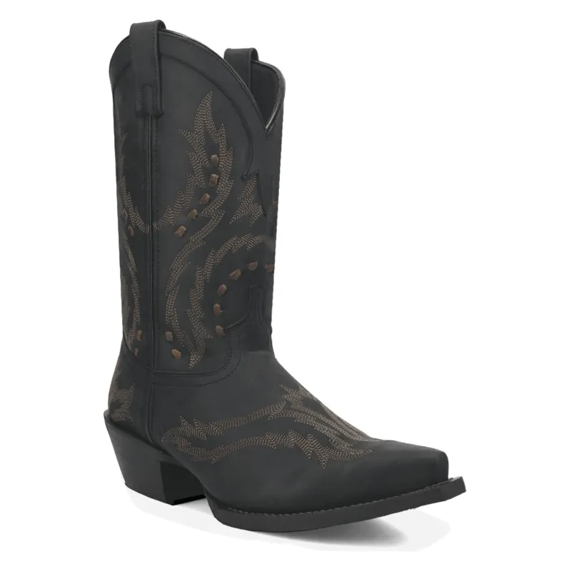 Laredo Mens Ryker Blue Leather Cowboy Boots sold by Laredo