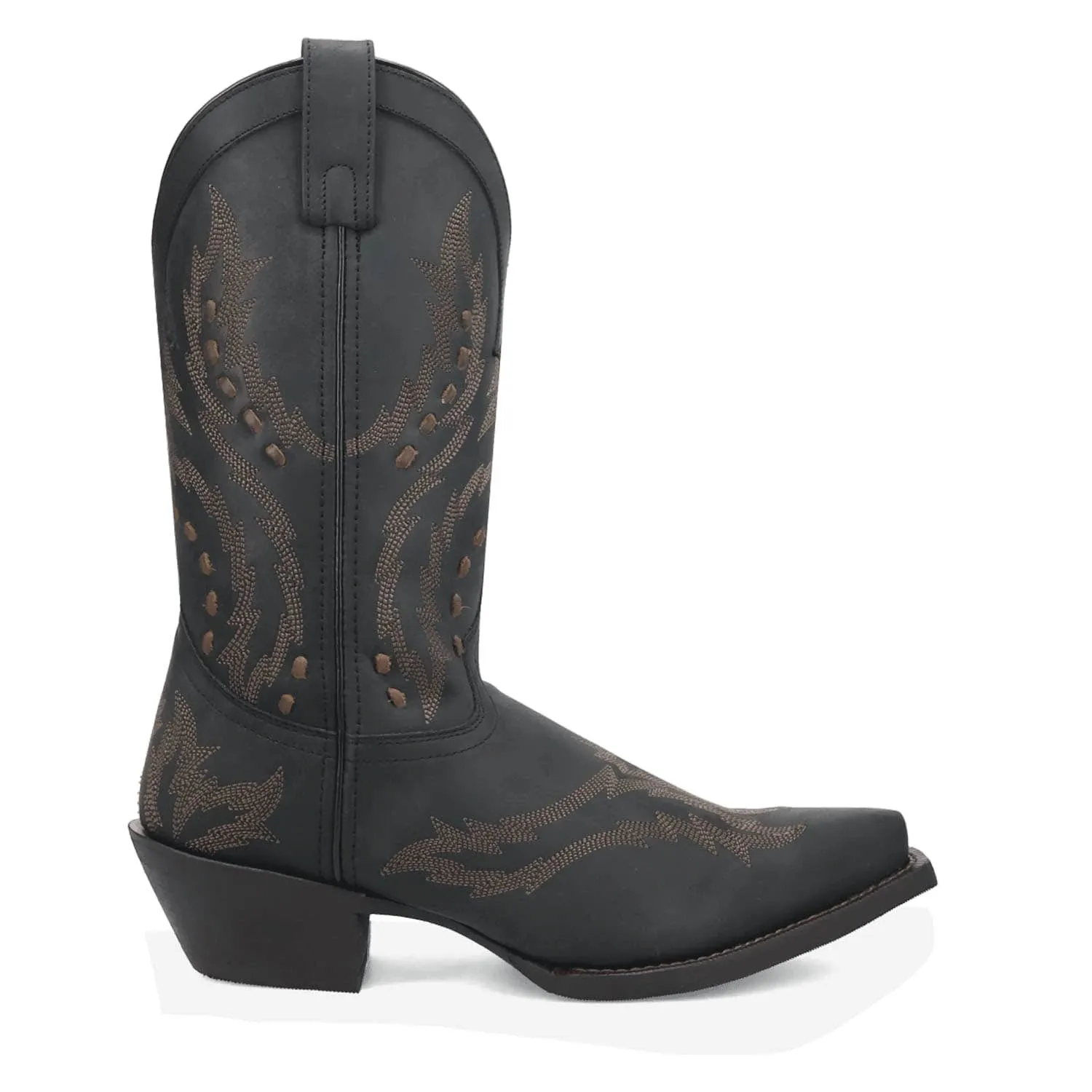 Laredo Mens Ryker Blue Leather Cowboy Boots sold by Laredo product image thumbnail 3