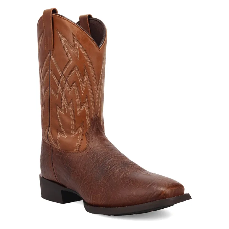 Laredo Mens Latham Briar/Tan Leather Cowboy Boots sold by Laredo