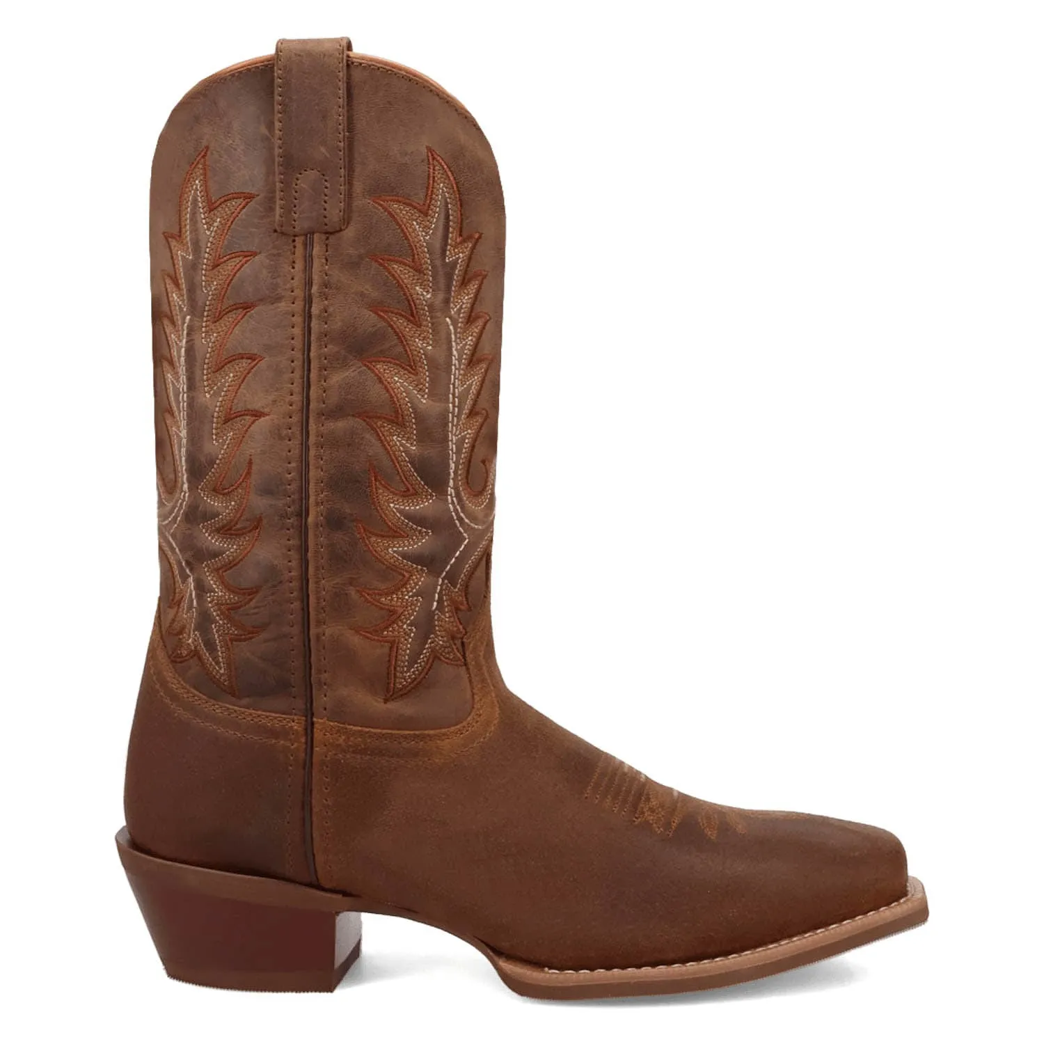 Laredo Mens Kent Tan Leather 12in Cowboy Boots sold by Laredo product image thumbnail 3
