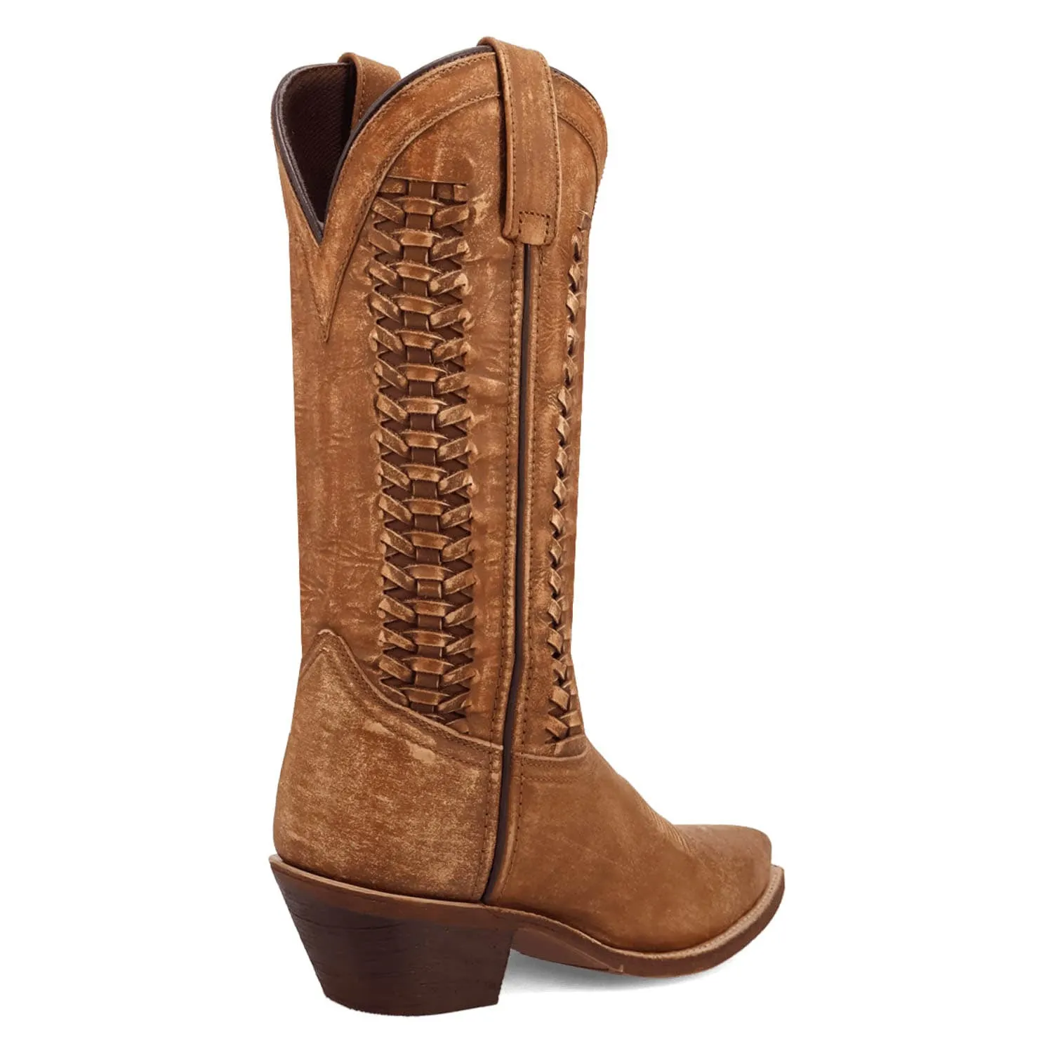Laredo Womens Ashlee Tan Leather 12in Cowboy Boots sold by Laredo product image thumbnail 2