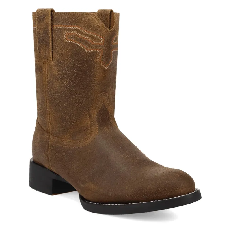 Laredo Mens Bravado Tan Leather 9in Cowboy Boots made by Laredo