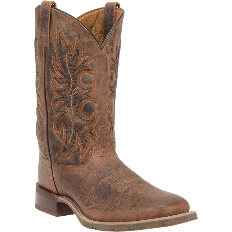 Laredo Mens Rust Cowboy Boots Leather Square Toe sold by Laredo