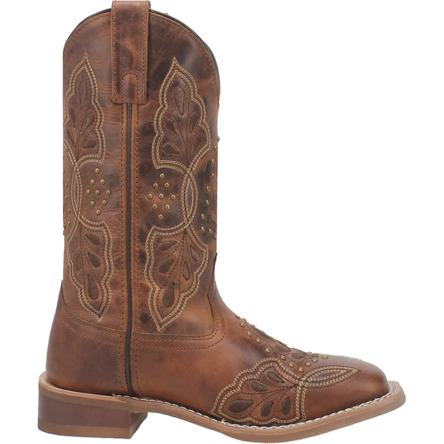 Laredo Womens Dionne Camel Leather Cowboy Boots sold by Laredo product image thumbnail 3