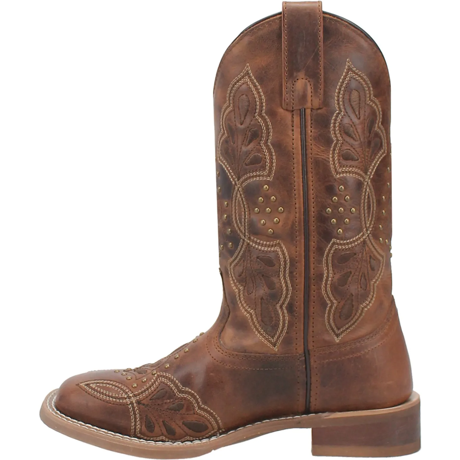 Laredo Womens Dionne Camel Leather Cowboy Boots sold by Laredo product image thumbnail 4