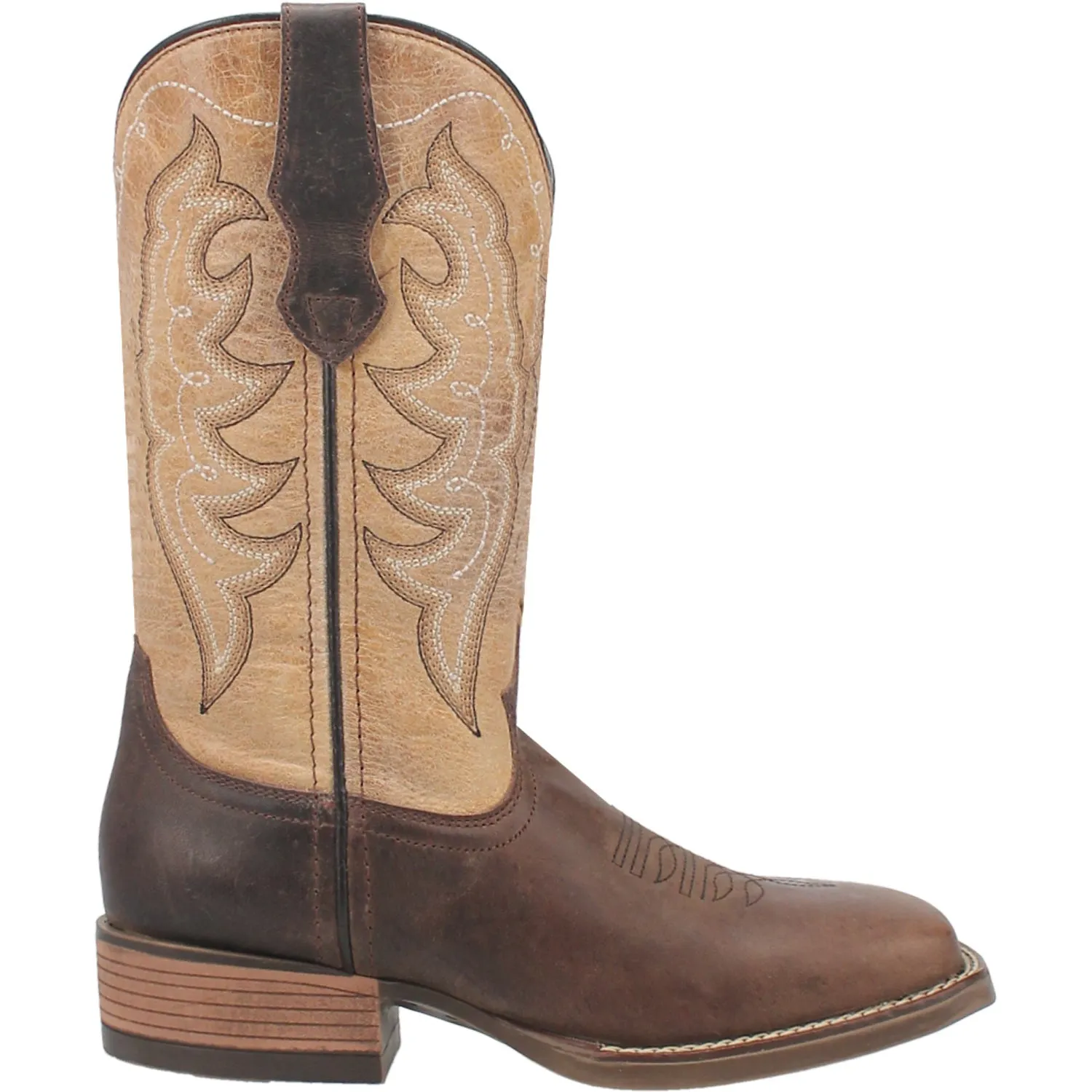 Laredo Womens Delaney Dark Brown Leather Cowboy Boots sold by Laredo product image thumbnail 3