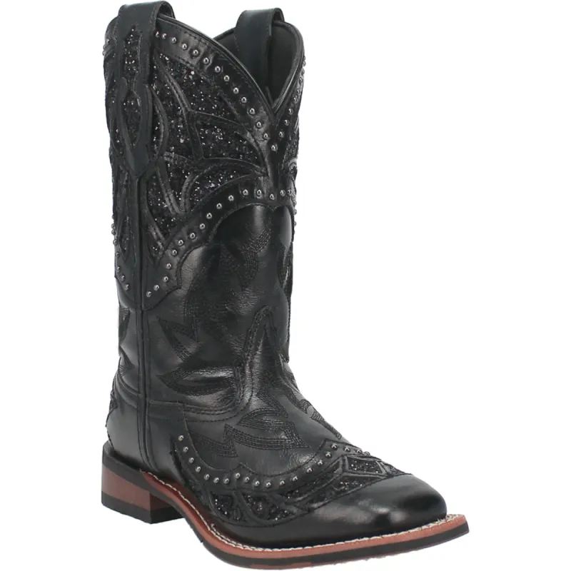 Laredo Womens Eternity Black Leather Cowboy Boots sold by Laredo