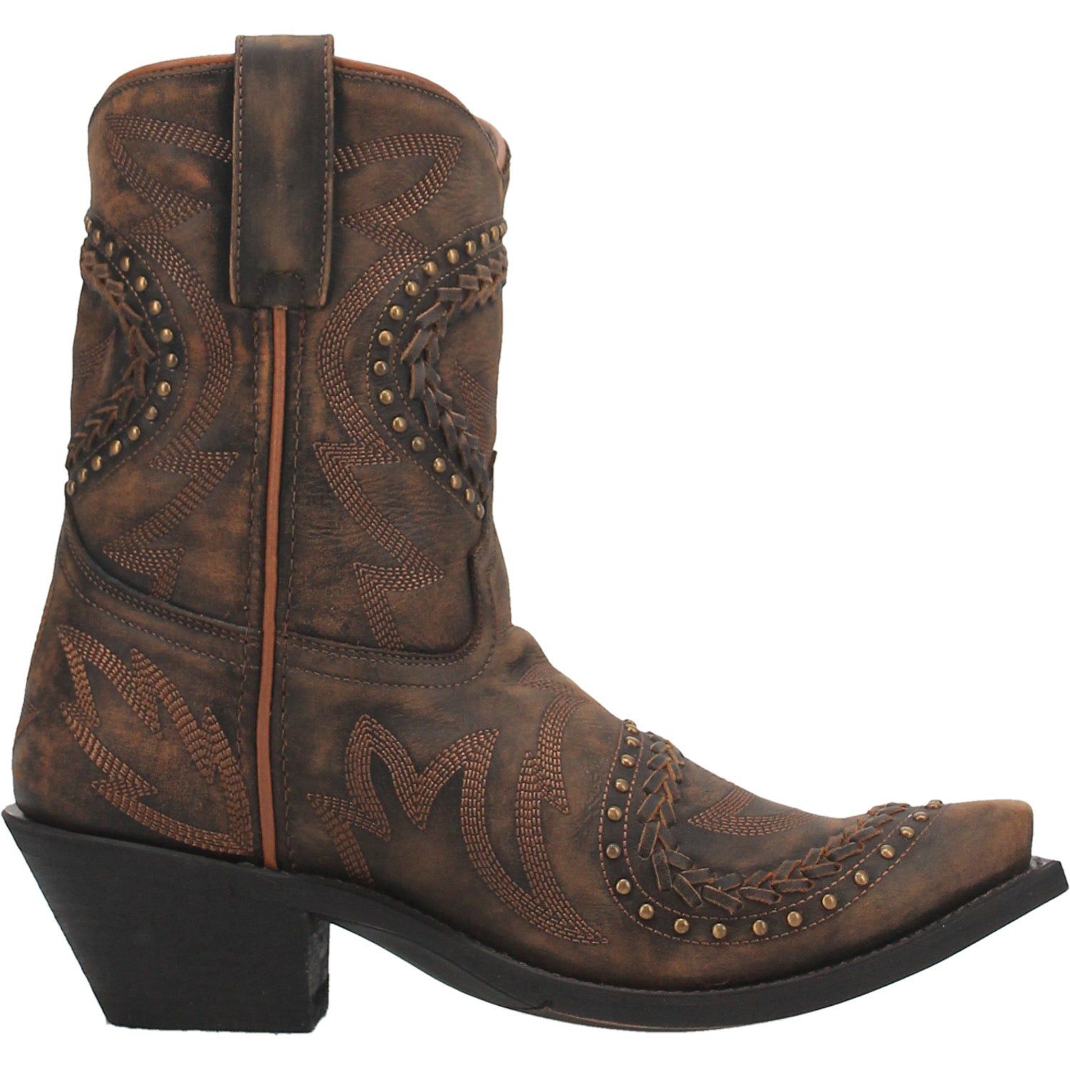 Laredo Womens Fancy Bootie Leather Tan sold by Laredo product image thumbnail 3