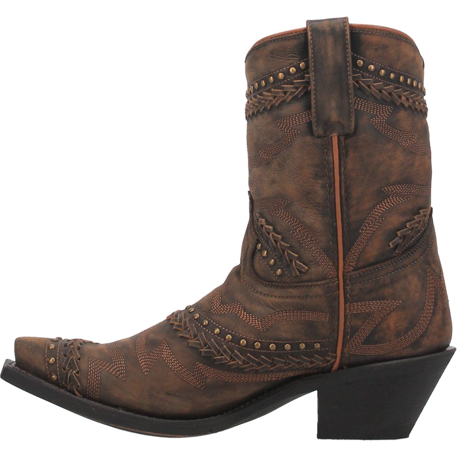 Laredo Womens Fancy Bootie Leather Tan sold by Laredo product image thumbnail 4