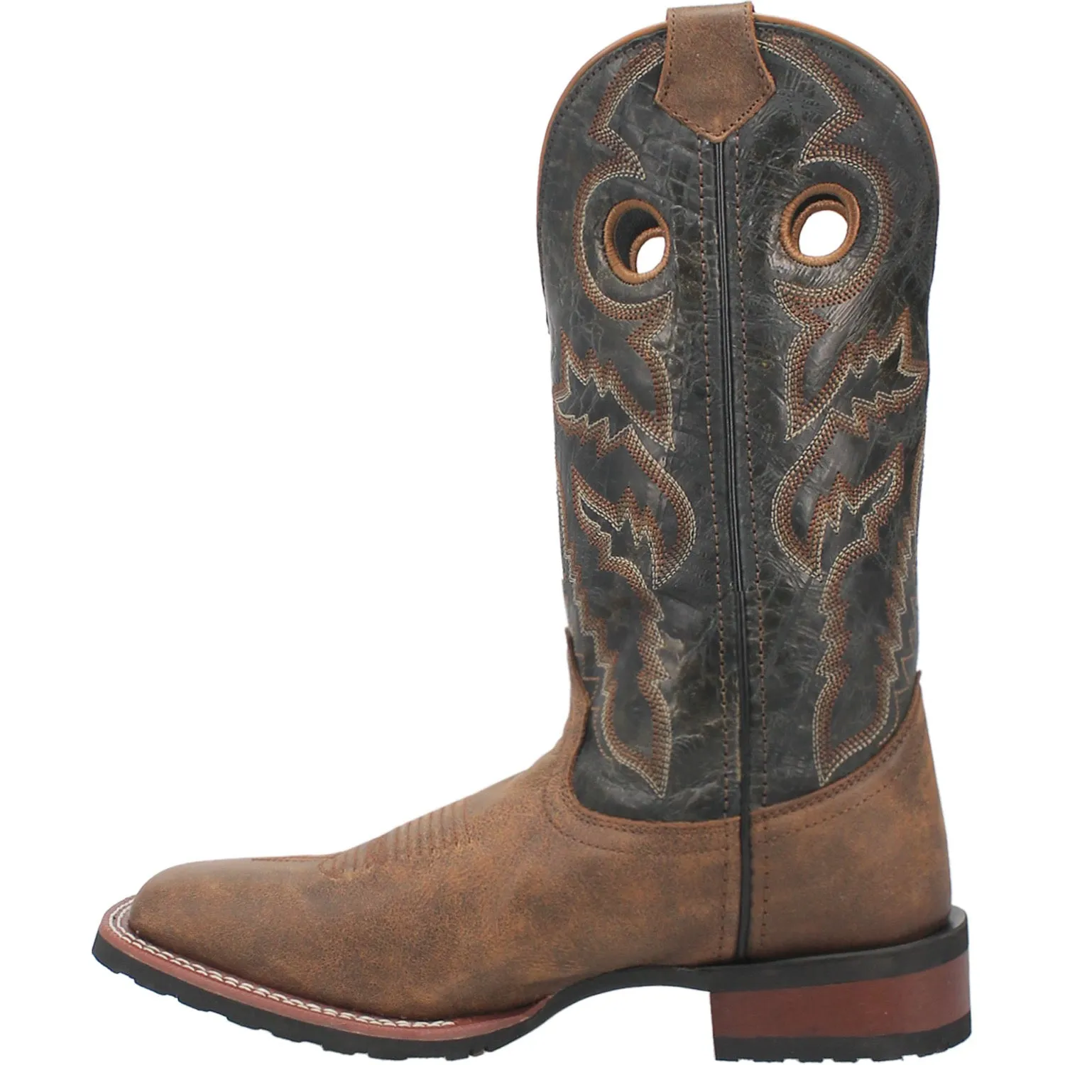 Laredo Mens Kosar Tan/Black Leather Western Work Boots sold by Laredo product image thumbnail 4