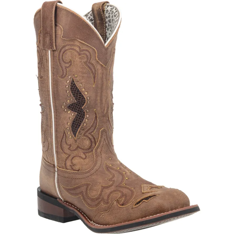 Laredo Womens Spellbound Cowboy Boots Leather Tan sold by Laredo