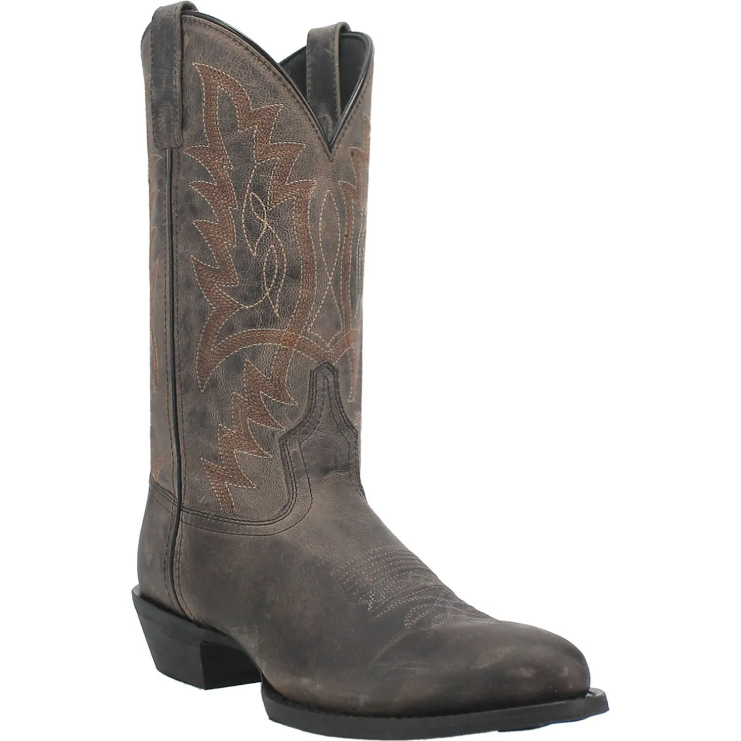 Laredo Mens Weller Grey Leather Western Work Boots sold by Laredo