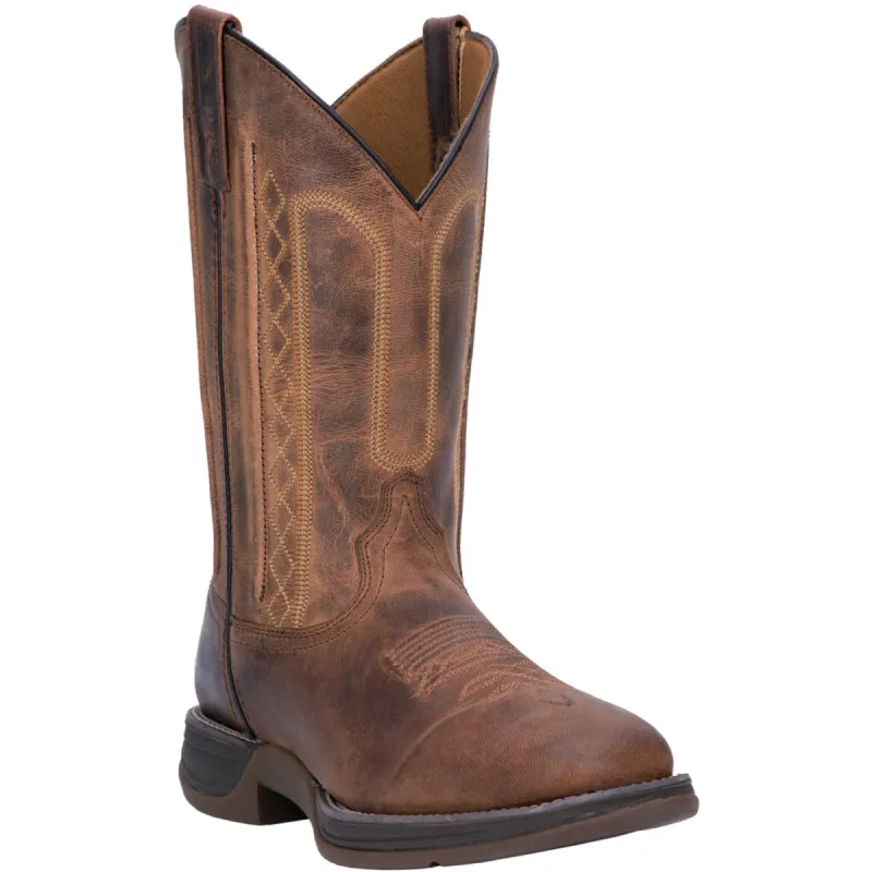 Laredo Mens Bennett Cowboy Boots Leather Tan sold by Laredo