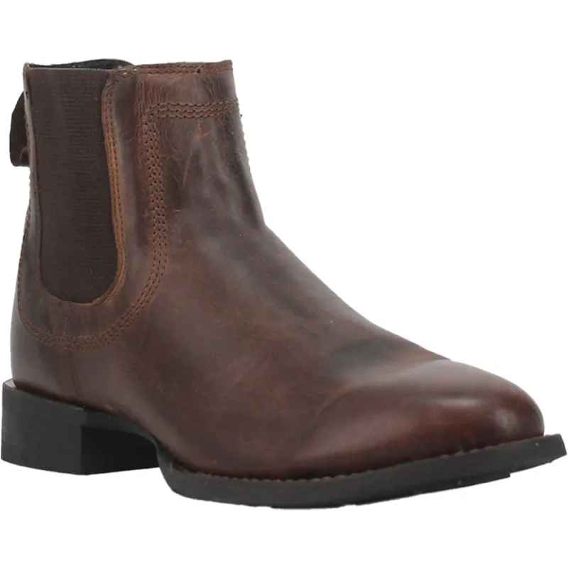 Laredo Mens Theo Ankle Boots Leather Tan made by Laredo