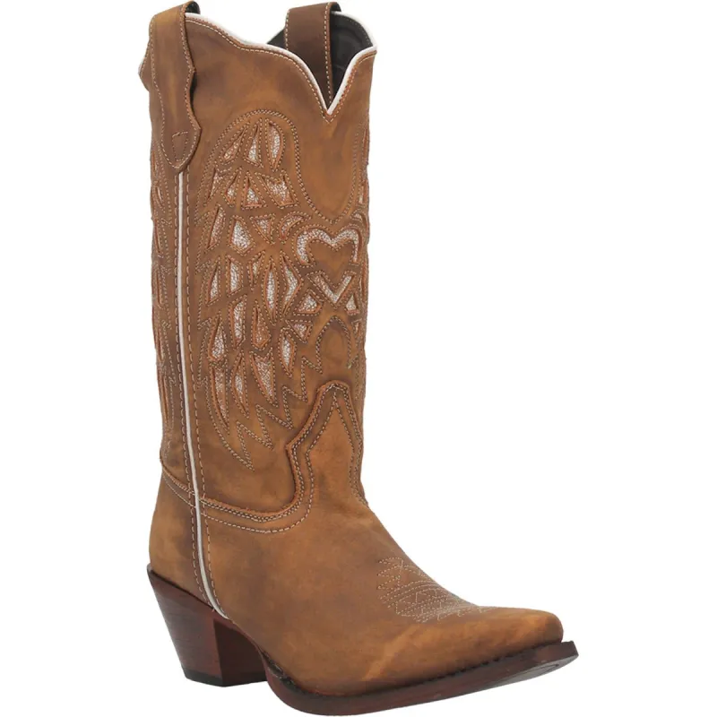 Laredo Womens Wingz Cowboy Boots Leather Honey sold by Laredo
