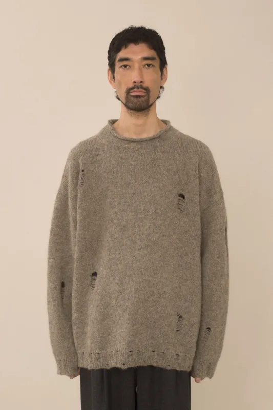 DISTRESSED ROLLNECK sold by Lauren Manoogian