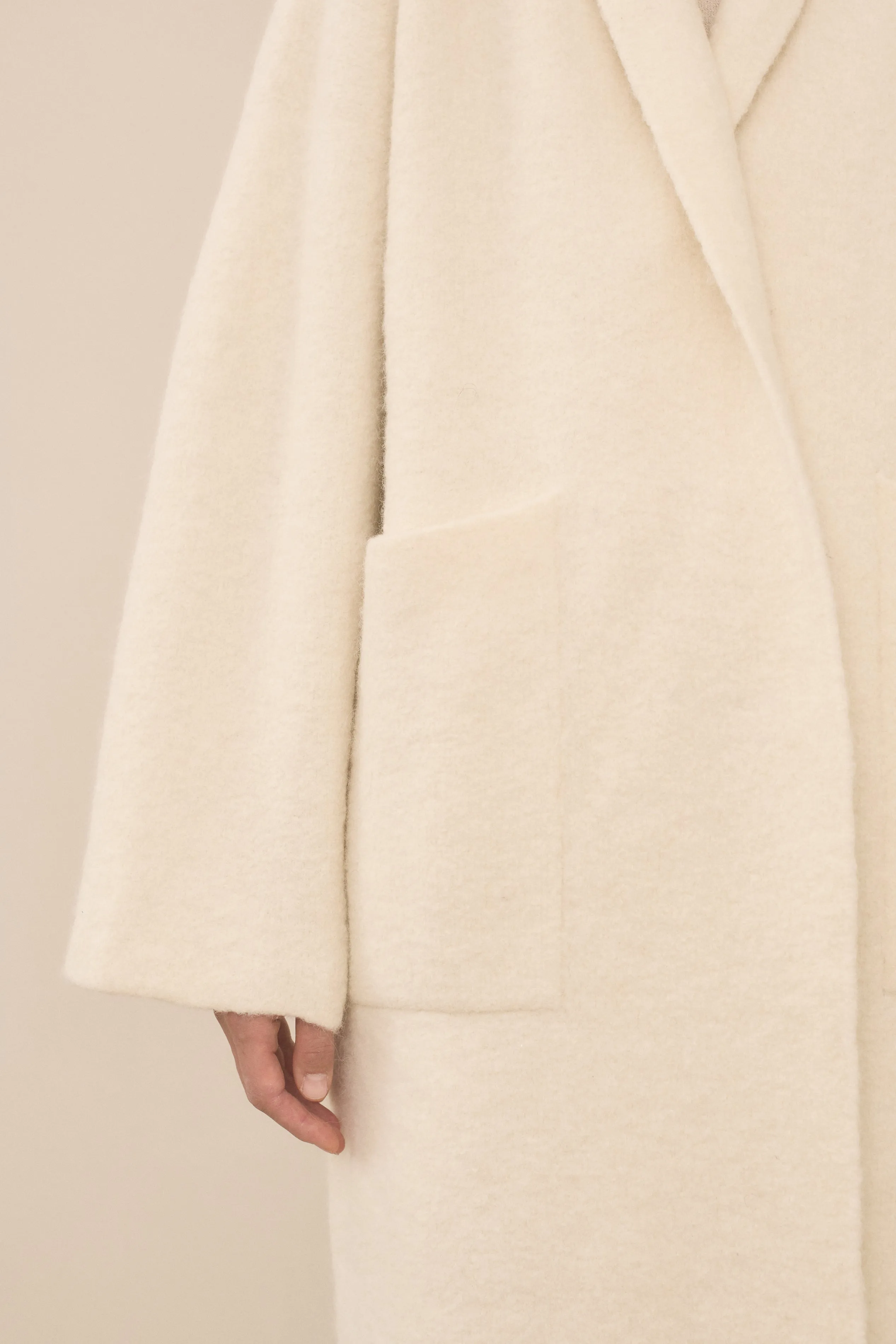 DOUBLE FACE LONG COAT sold by Lauren Manoogian product image thumbnail 3