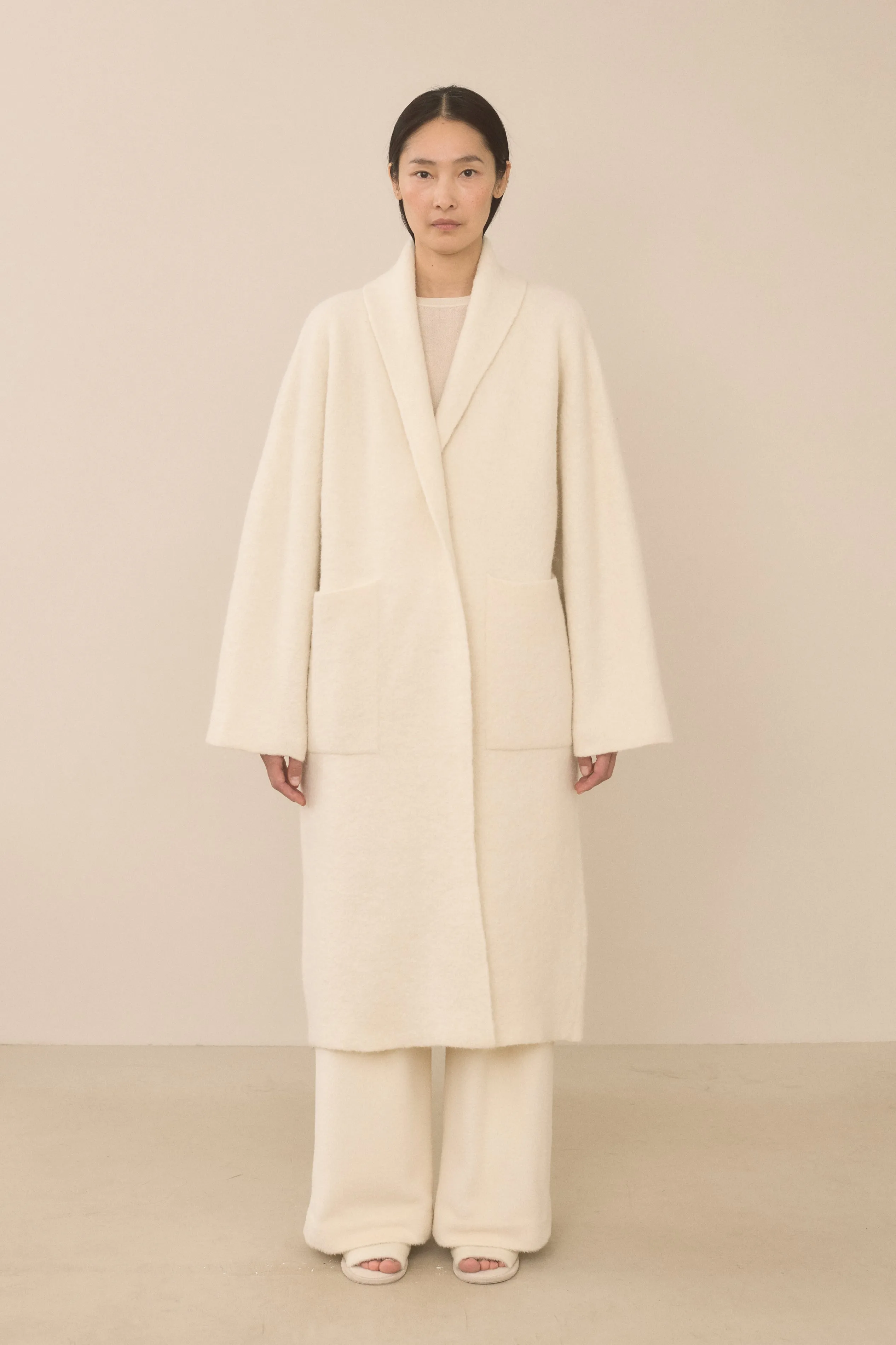 DOUBLE FACE LONG COAT sold by Lauren Manoogian