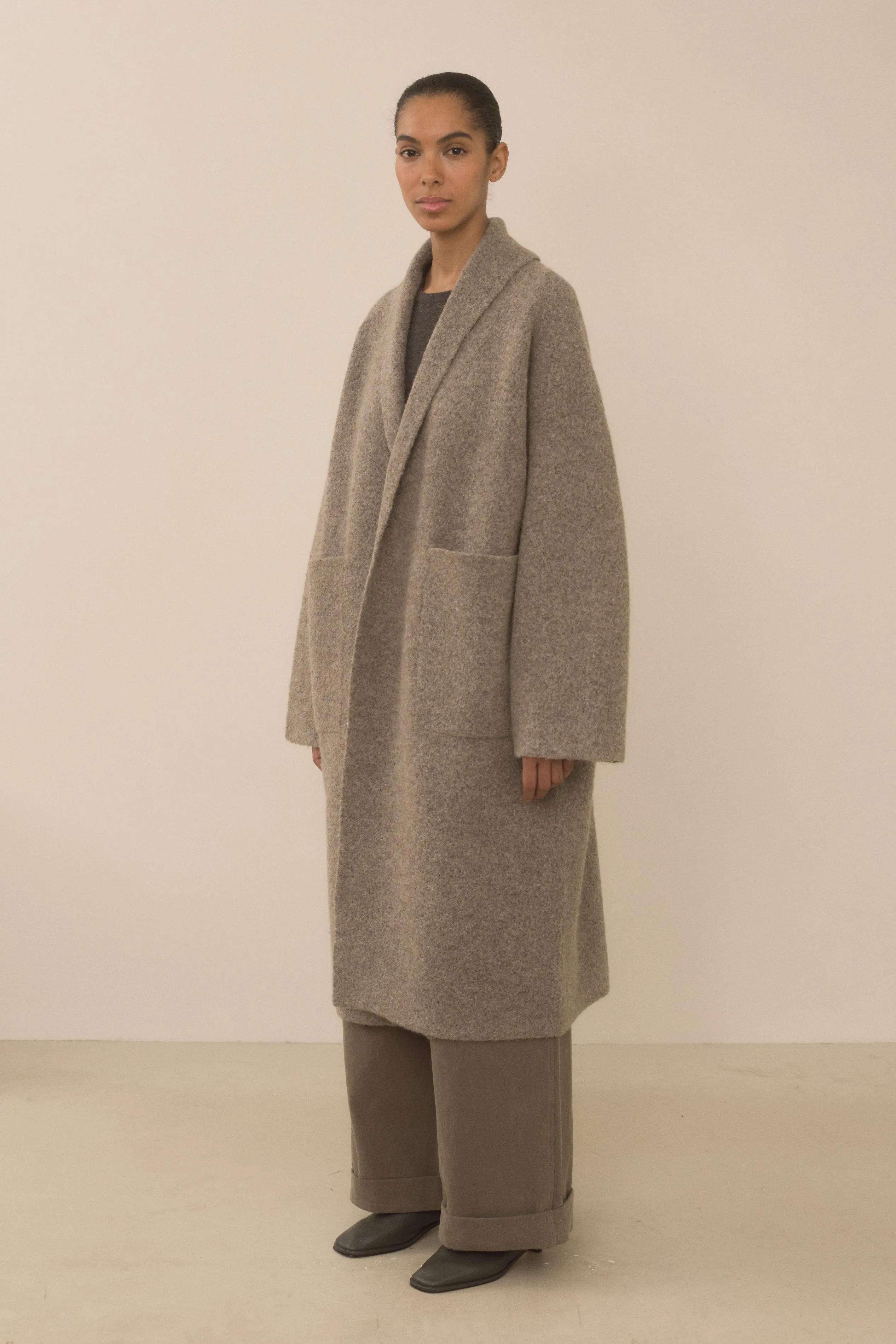 DOUBLE FACE LONG COAT sold by Lauren Manoogian product image thumbnail 4
