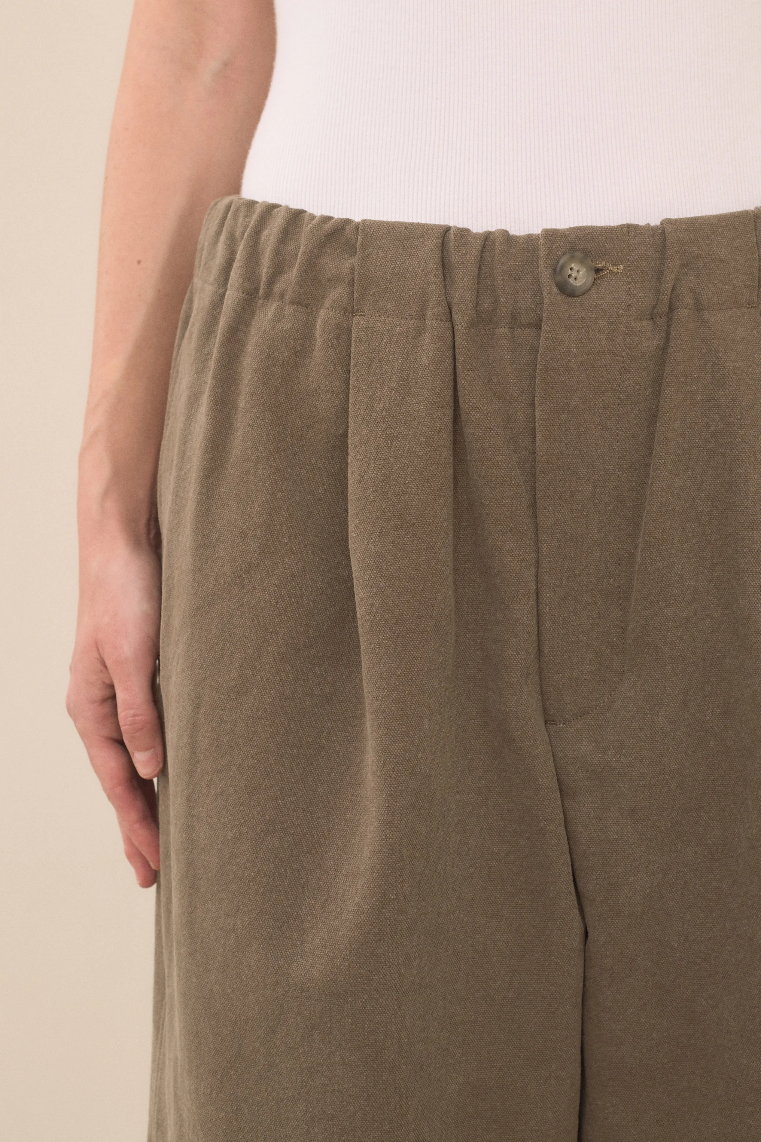CANVAS TROUSER sold by Lauren Manoogian product image thumbnail 4