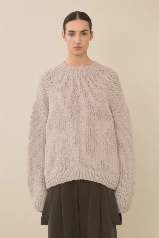 HANDKNIT CREWNECK sold by Lauren Manoogian