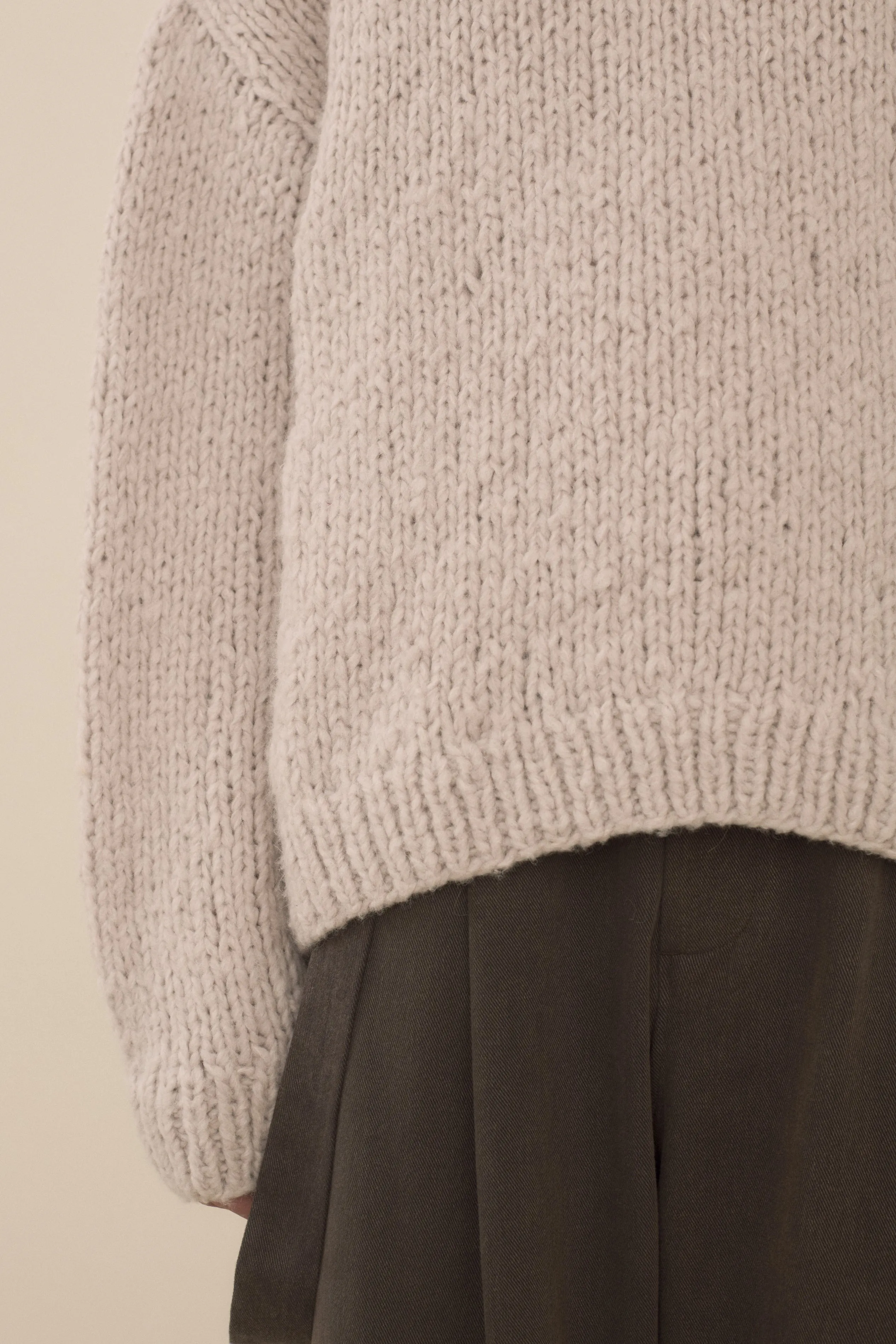 HANDKNIT CREWNECK sold by Lauren Manoogian product image thumbnail 4