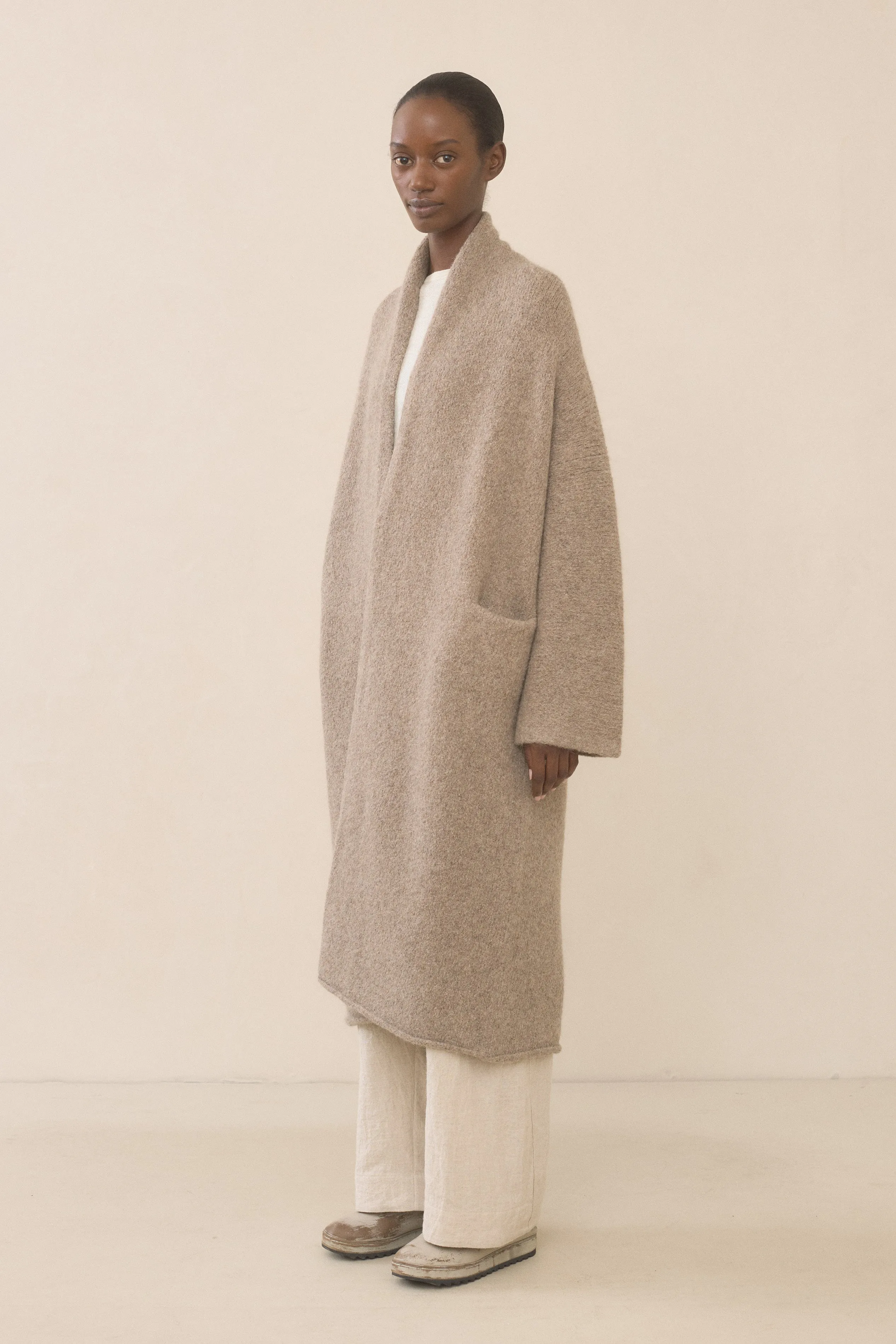 LONG SHAWL CARDIGAN sold by Lauren Manoogian product image thumbnail 5