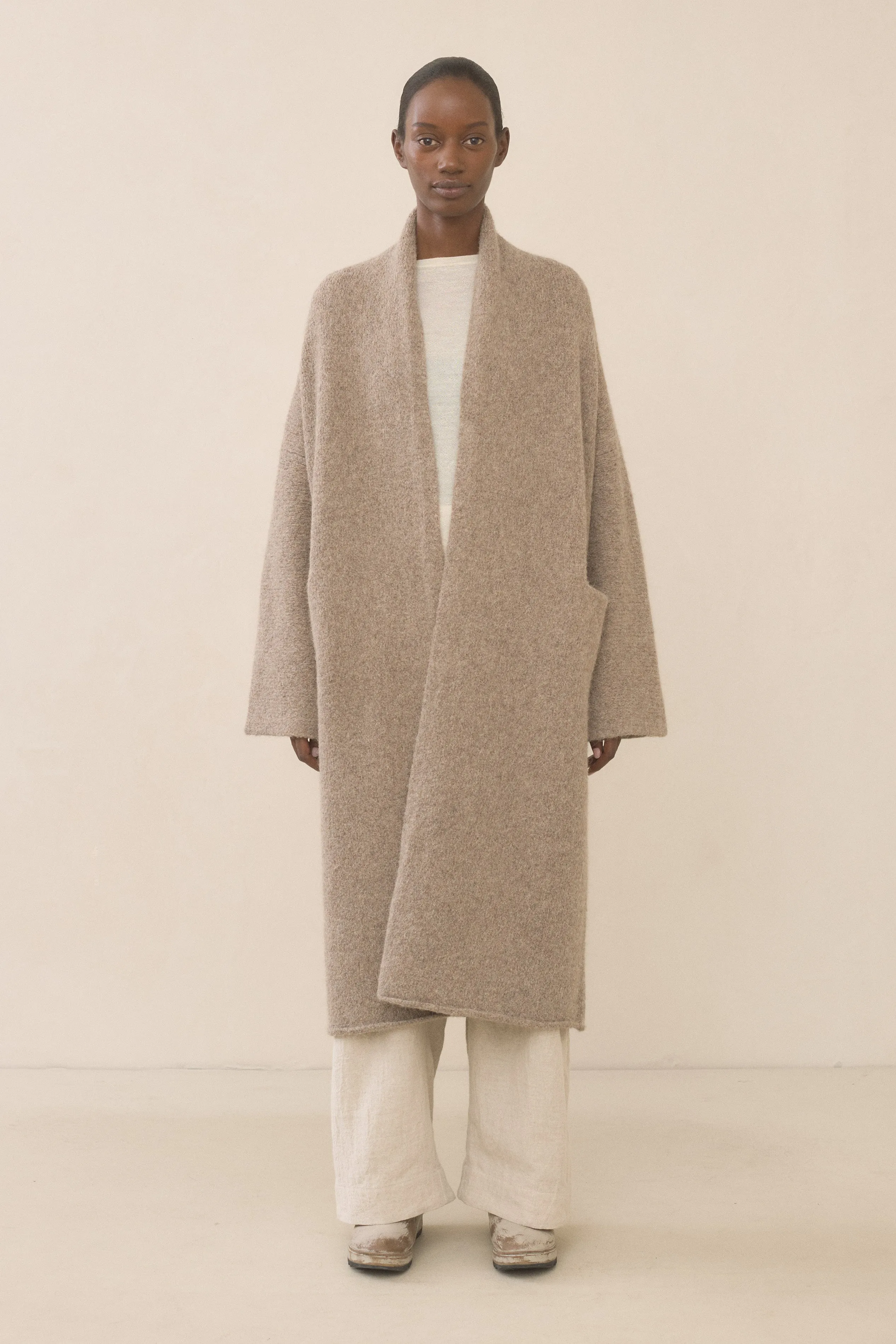 LONG SHAWL CARDIGAN sold by Lauren Manoogian