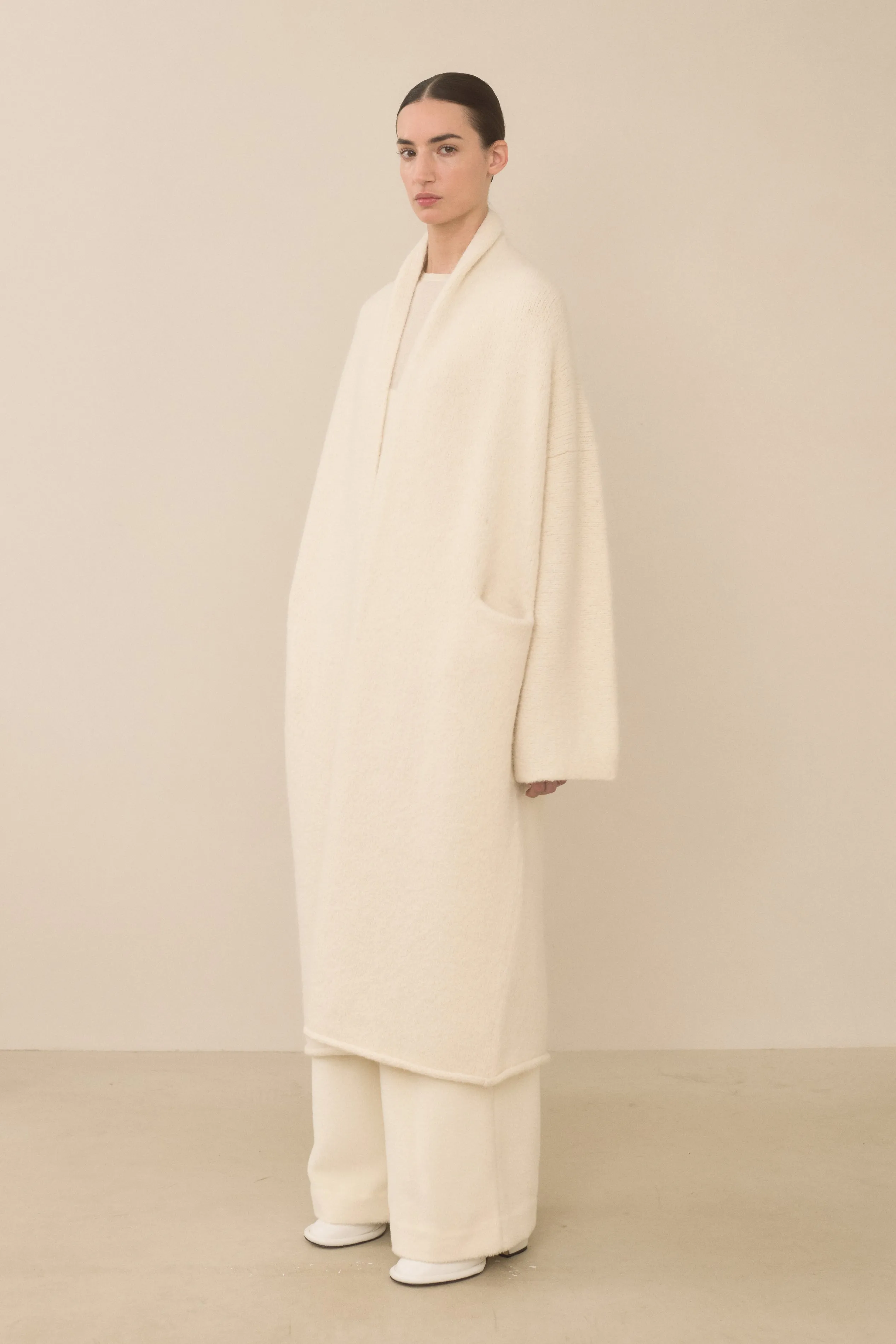 LONG SHAWL CARDIGAN sold by Lauren Manoogian product image thumbnail 3