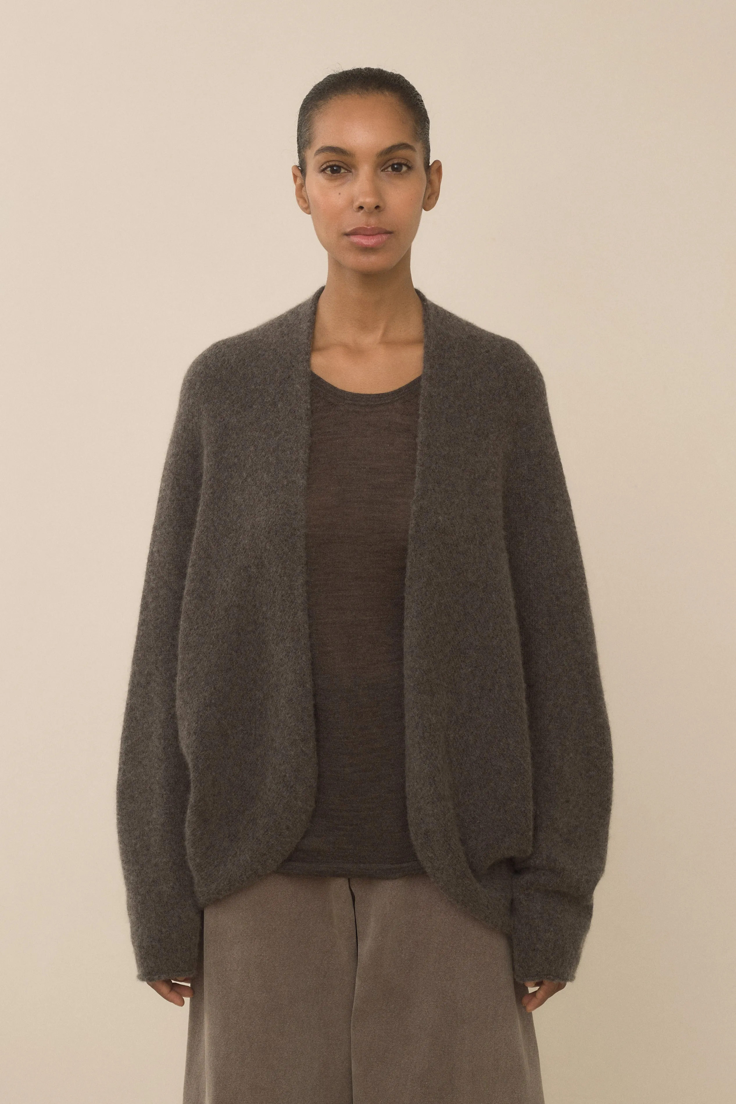 SOFT HORIZONTAL CARDIGAN sold by Lauren Manoogian
