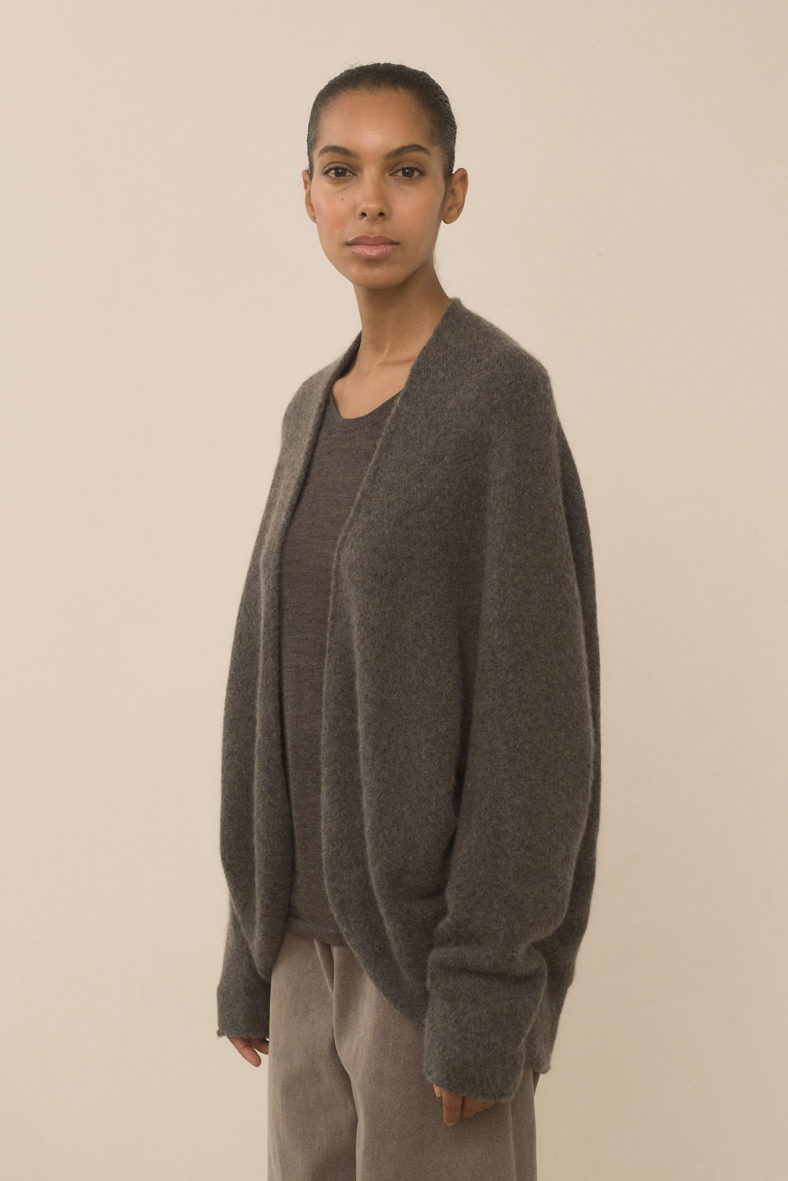 SOFT HORIZONTAL CARDIGAN sold by Lauren Manoogian product image thumbnail 5