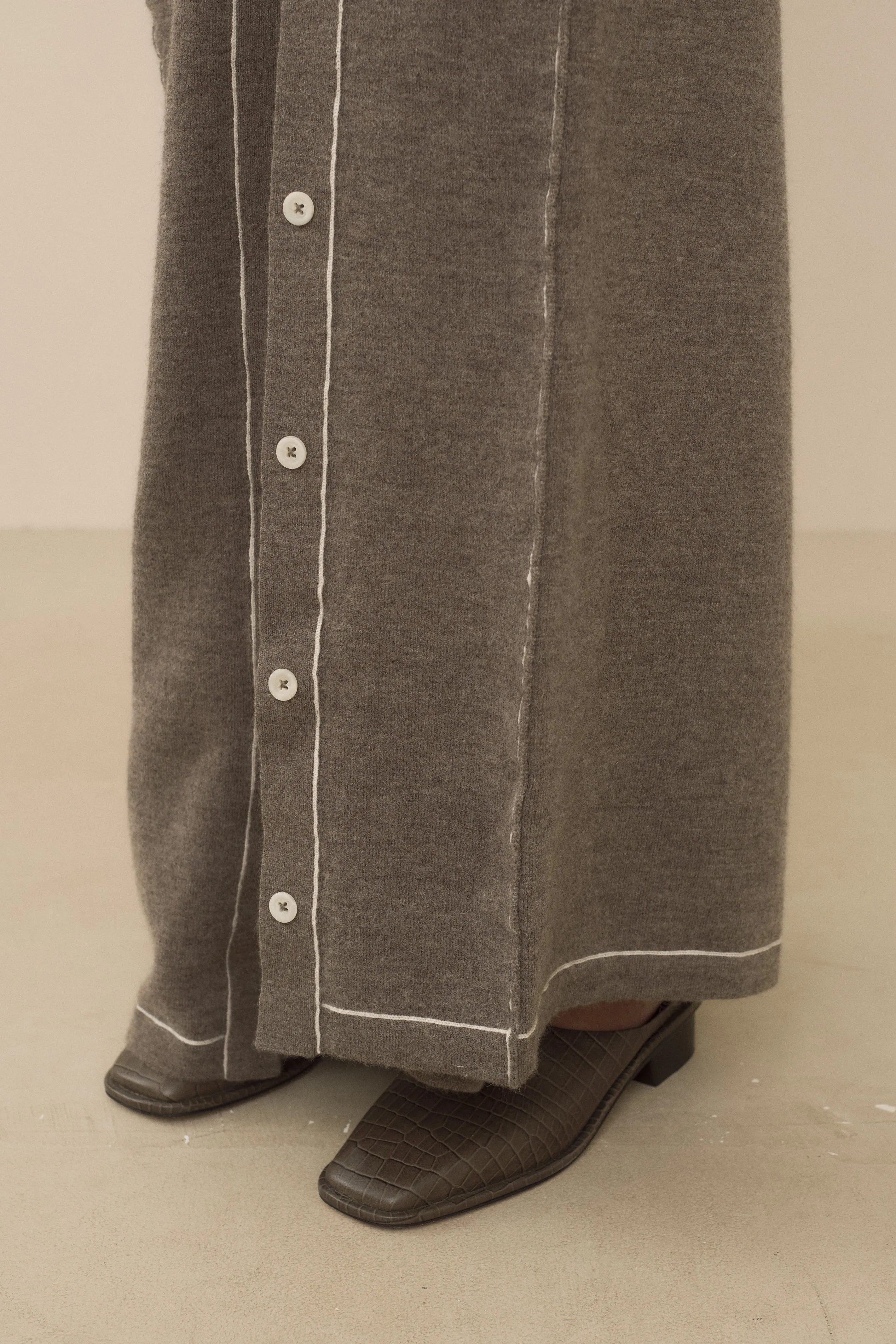 STITCH BUTTON DRESS sold by Lauren Manoogian product image thumbnail 4