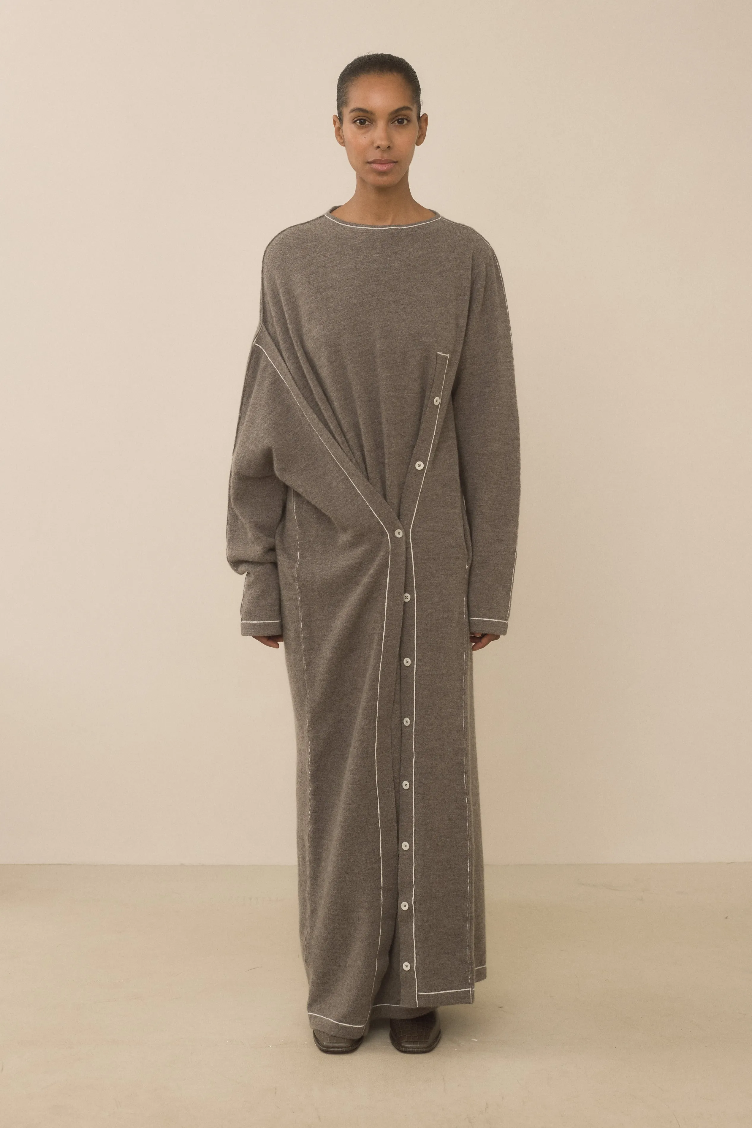 STITCH BUTTON DRESS sold by Lauren Manoogian