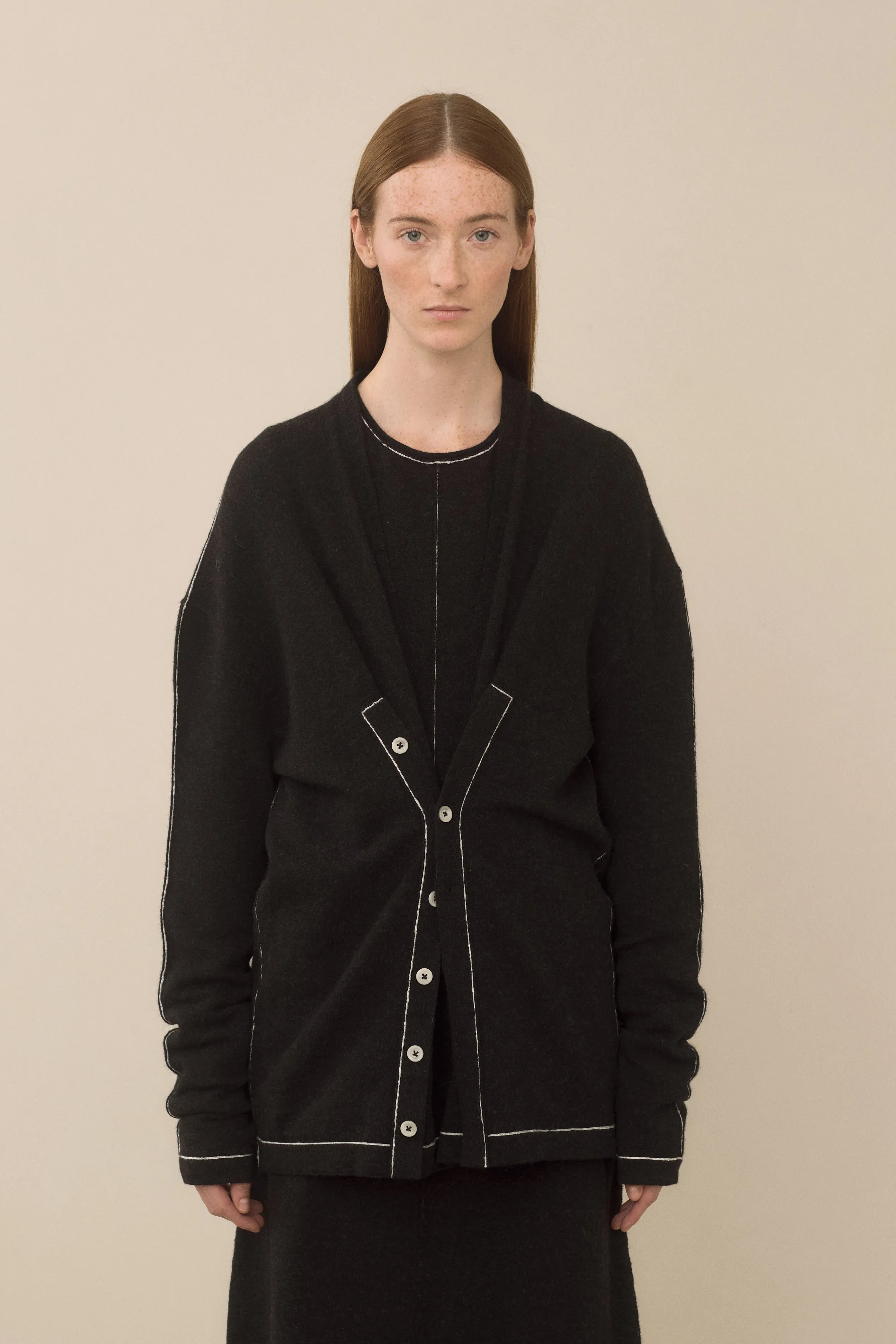 STITCH BUTTON CARDIGAN sold by Lauren Manoogian