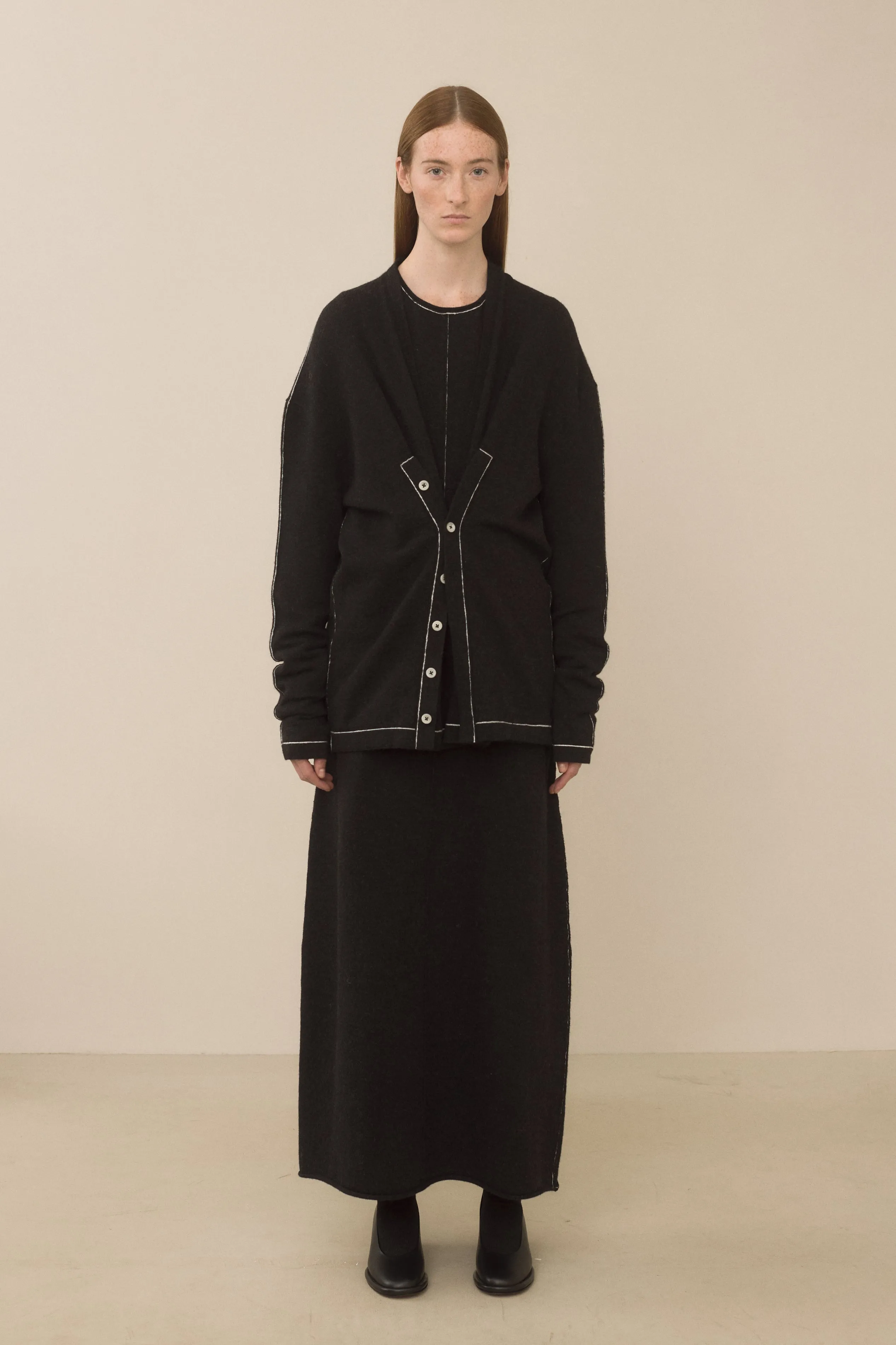 STITCH BUTTON CARDIGAN sold by Lauren Manoogian product image thumbnail 2