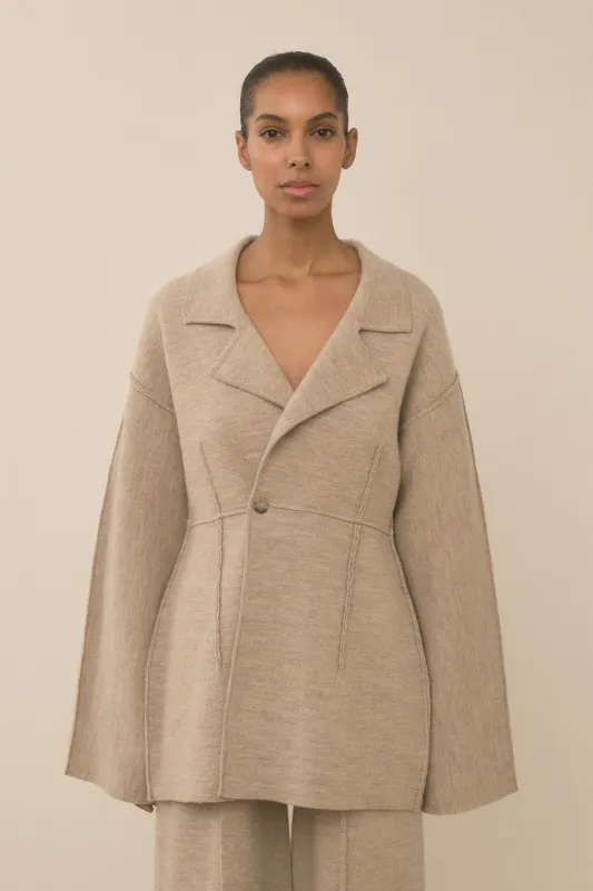 DOUBLE KNIT BLAZER made by Lauren Manoogian