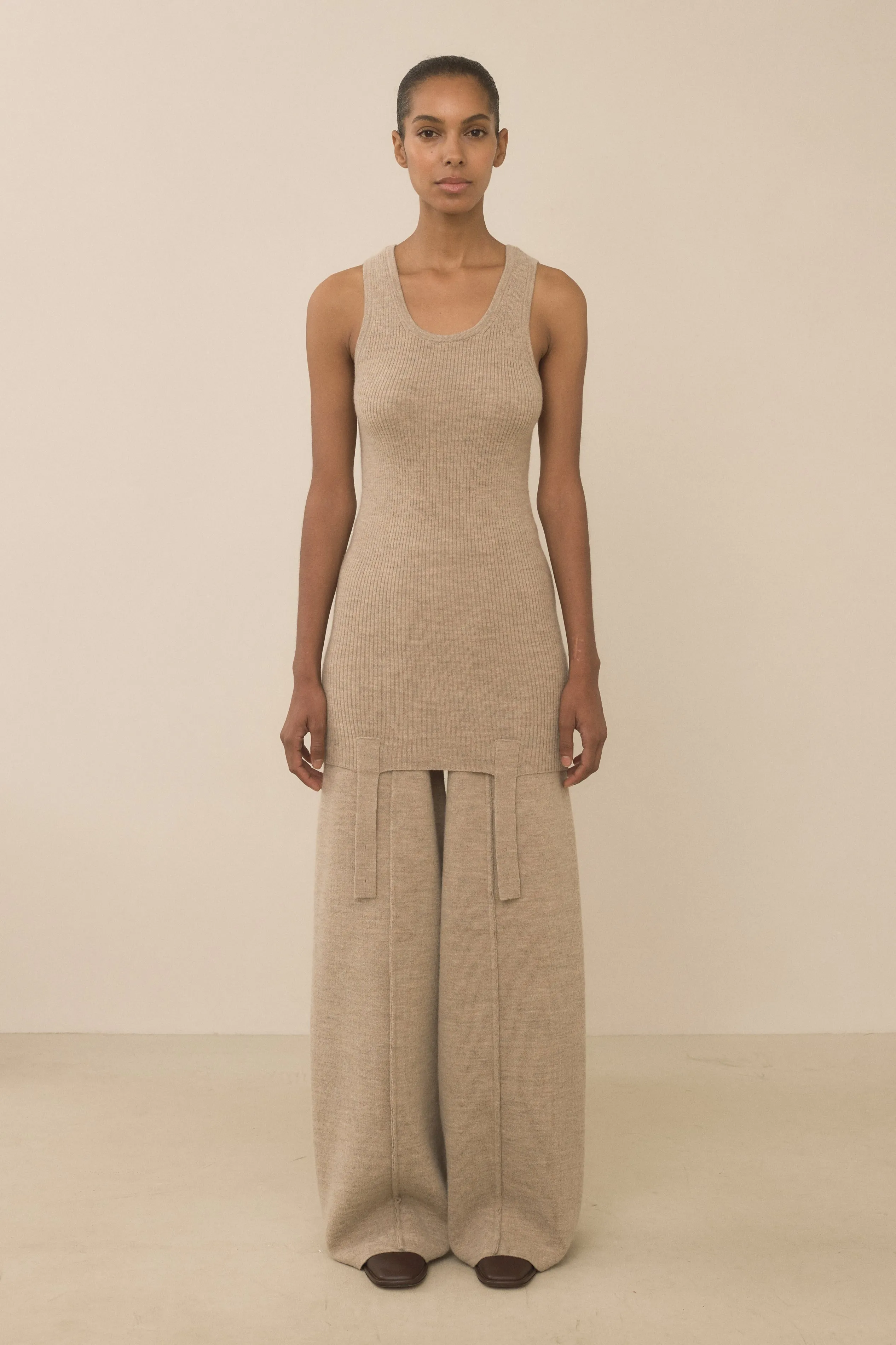 RIB GARTER TANK sold by Lauren Manoogian product image thumbnail 2