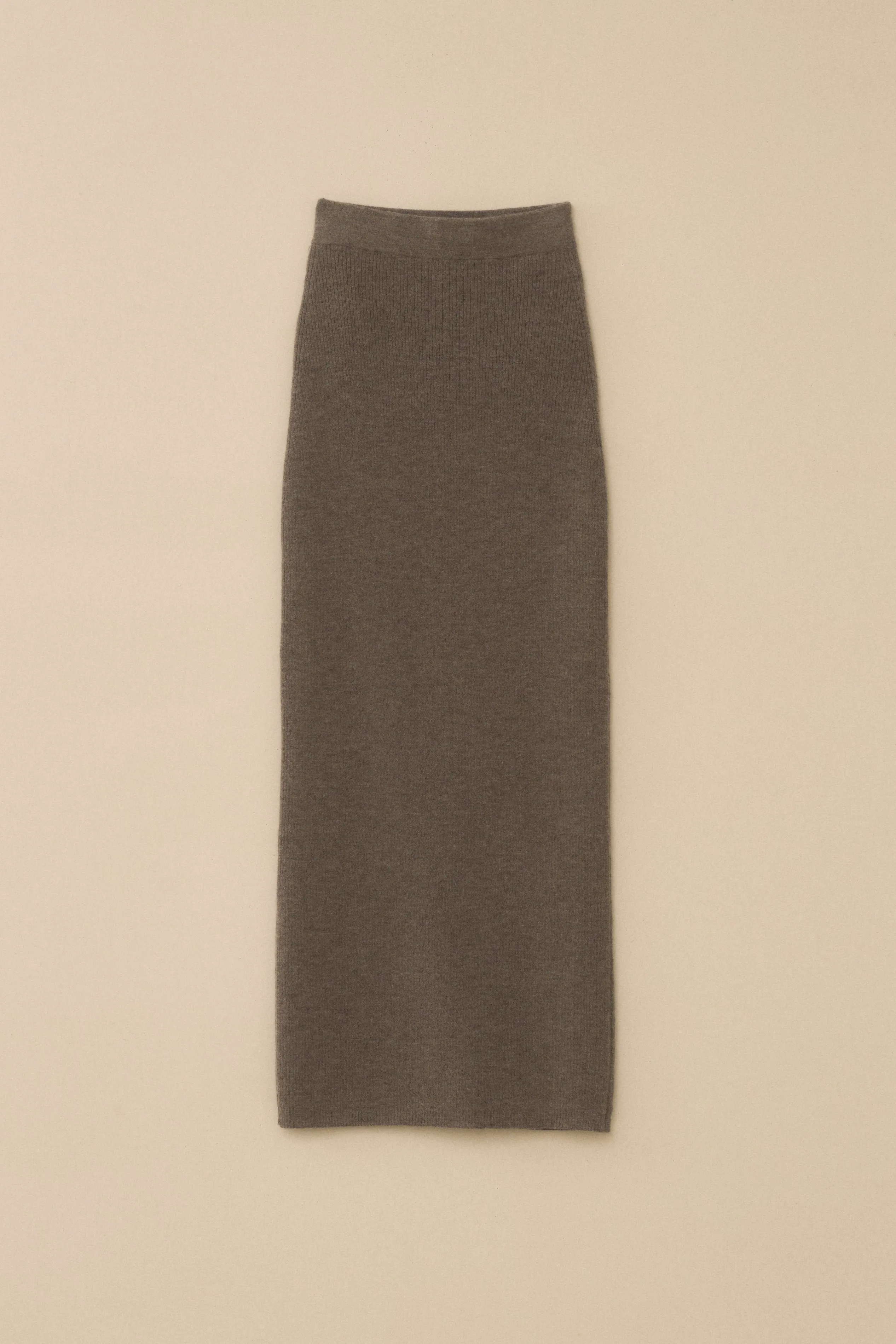 RIB SPLIT SKIRT sold by Lauren Manoogian