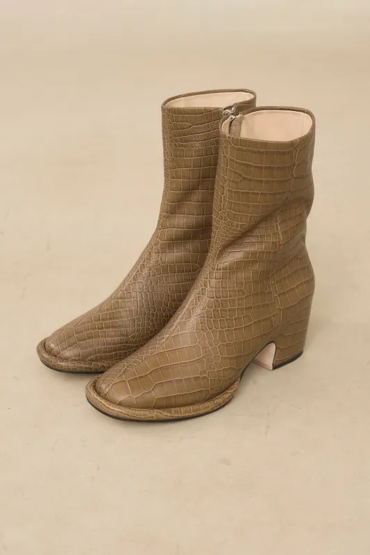 EMBOSSED ARCH BOOT sold by Lauren Manoogian