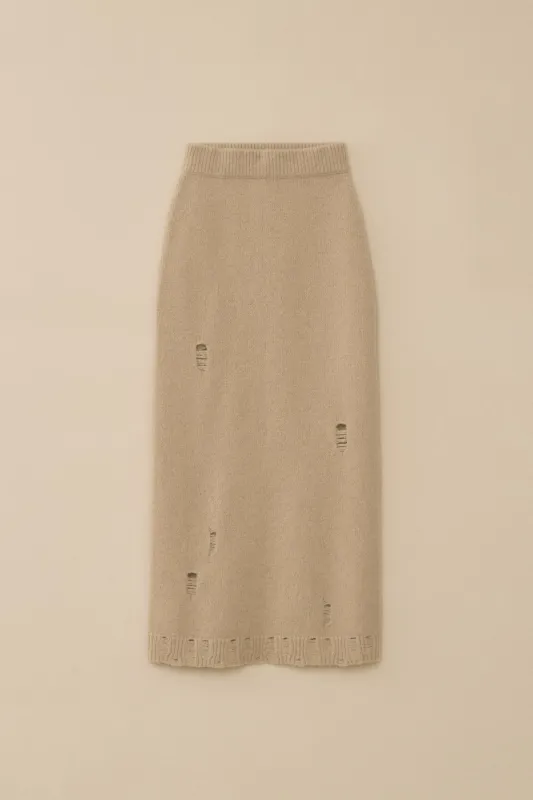 DISTRESSED SKIRT sold by Lauren Manoogian