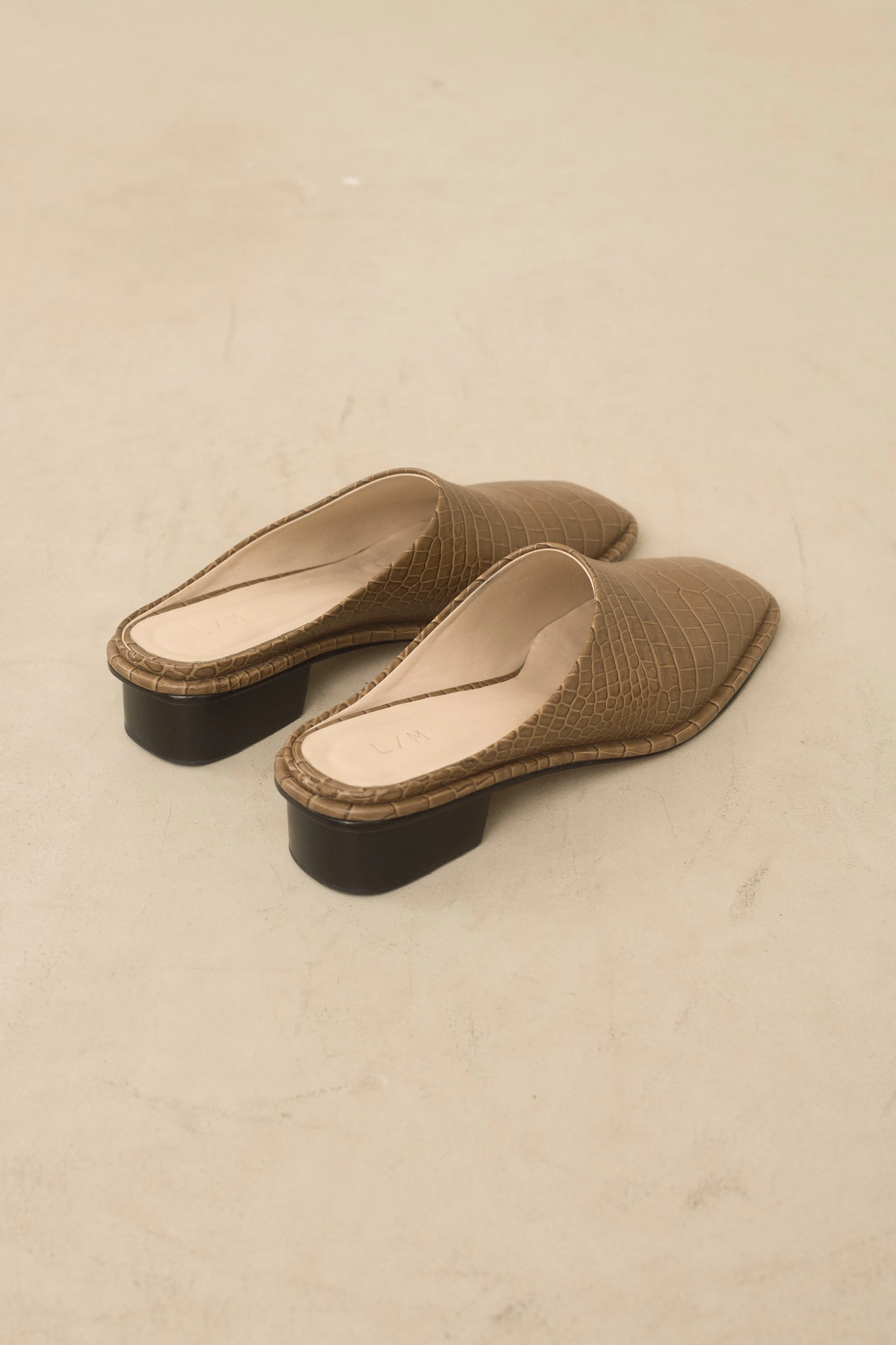 EMBOSSED SQUARE MULE sold by Lauren Manoogian product image thumbnail 2